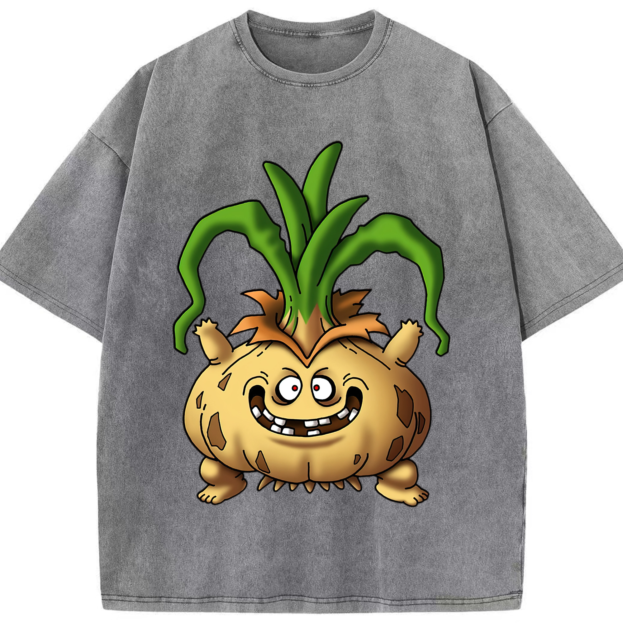 （画像用） ドラゴンクエスト Doragon Kuesuto Dragon Quest 綿100% ヴィンテージ風 半袖Tシャツ（フロントプリント）