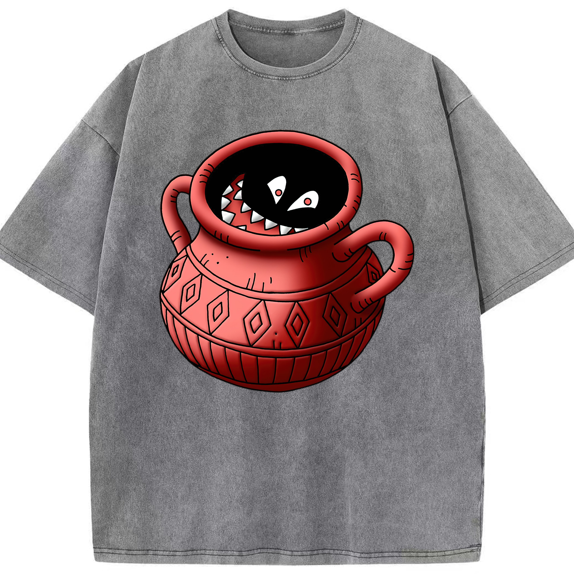 （画像用） ドラゴンクエスト Doragon Kuesuto Dragon Quest 綿100% ヴィンテージ風 半袖Tシャツ（フロントプリント）