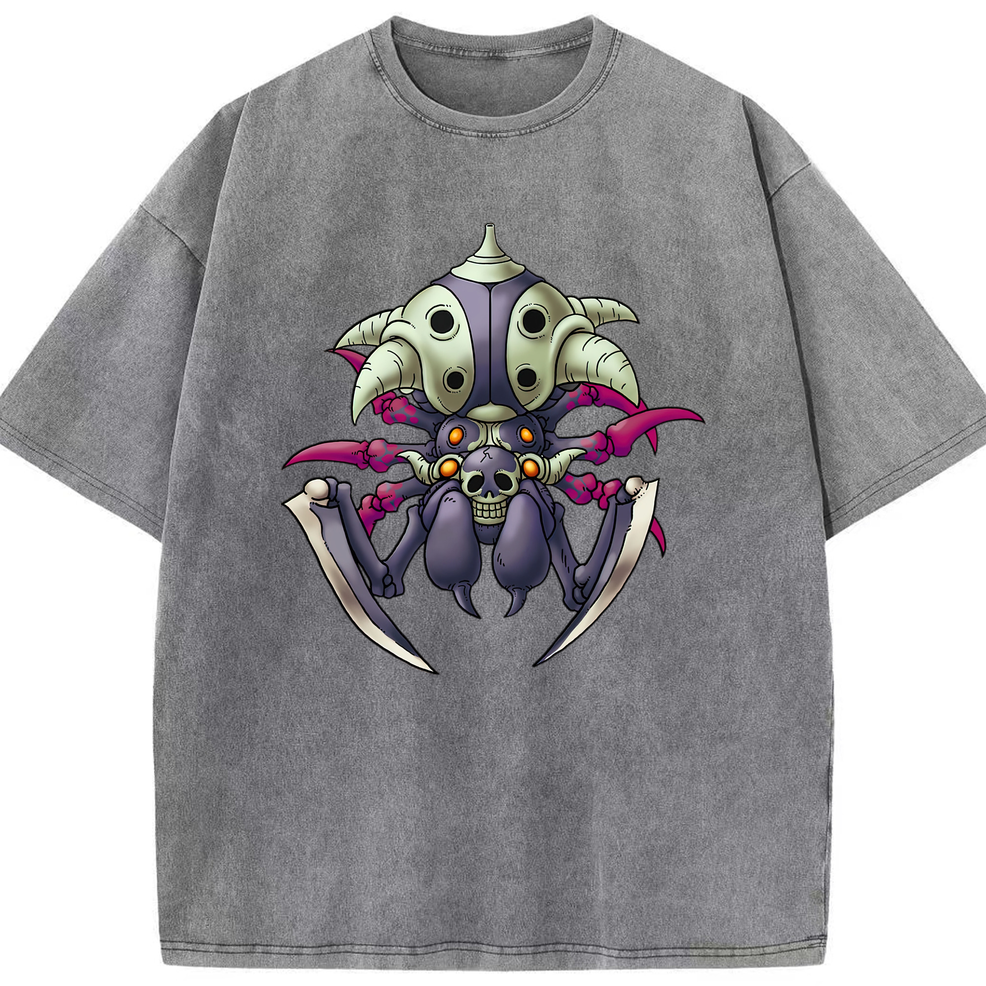 （画像用） ドラゴンクエスト Doragon Kuesuto Dragon Quest 綿100% ヴィンテージ風 半袖Tシャツ（フロントプリント）