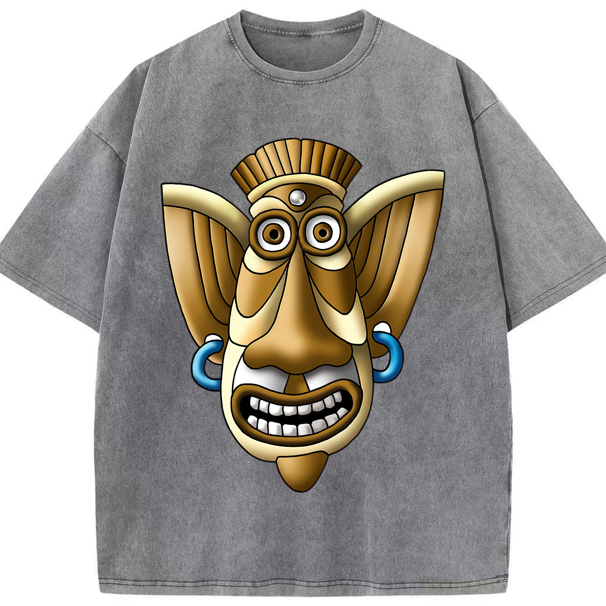（画像用） ドラゴンクエスト Doragon Kuesuto Dragon Quest 綿100% ヴィンテージ風 半袖Tシャツ（フロントプリント）