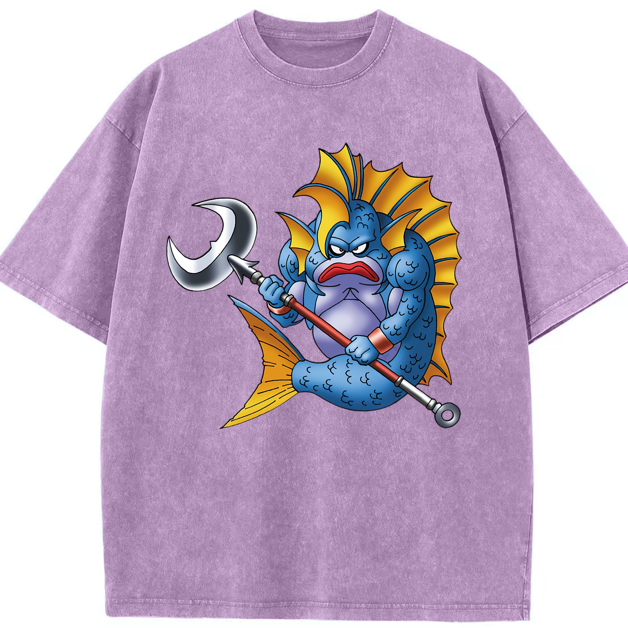 （画像用） ドラゴンクエスト Doragon Kuesuto Dragon Quest 綿100% ヴィンテージ風 半袖Tシャツ（フロントプリント）