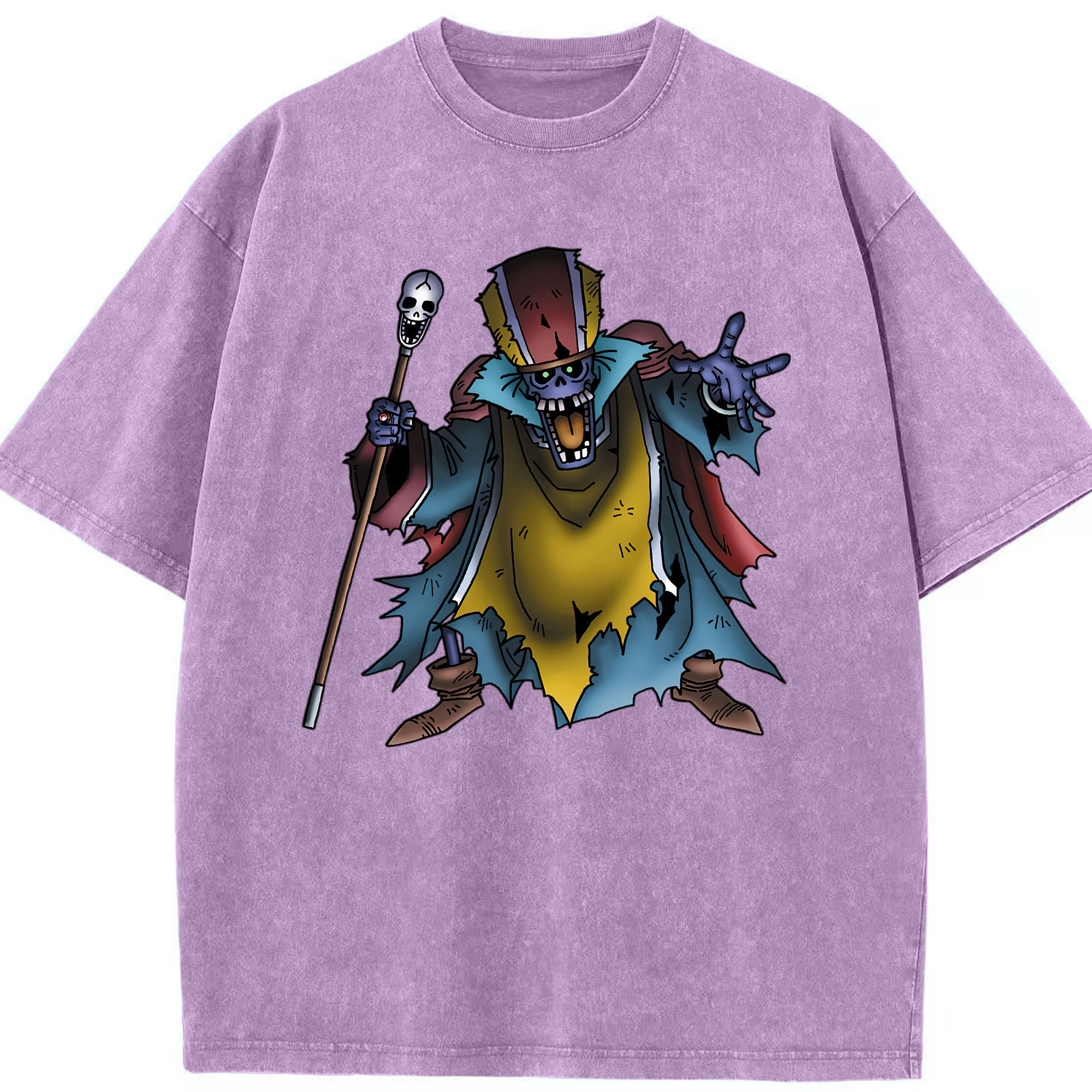 （画像用） ドラゴンクエスト Doragon Kuesuto Dragon Quest 綿100% ヴィンテージ風 半袖Tシャツ（フロントプリント）