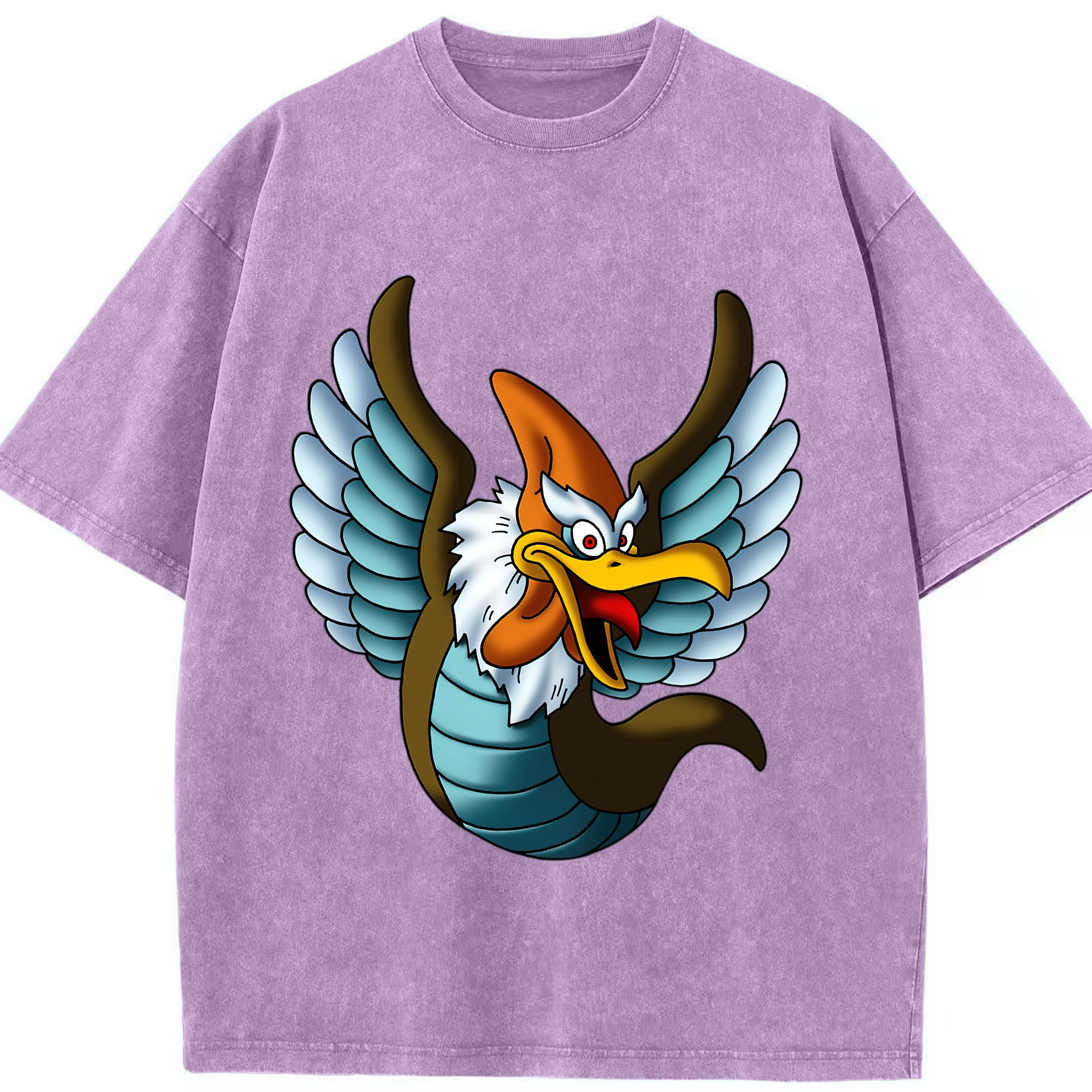 （画像用） ドラゴンクエスト Doragon Kuesuto Dragon Quest 綿100% ヴィンテージ風 半袖Tシャツ（フロントプリント）