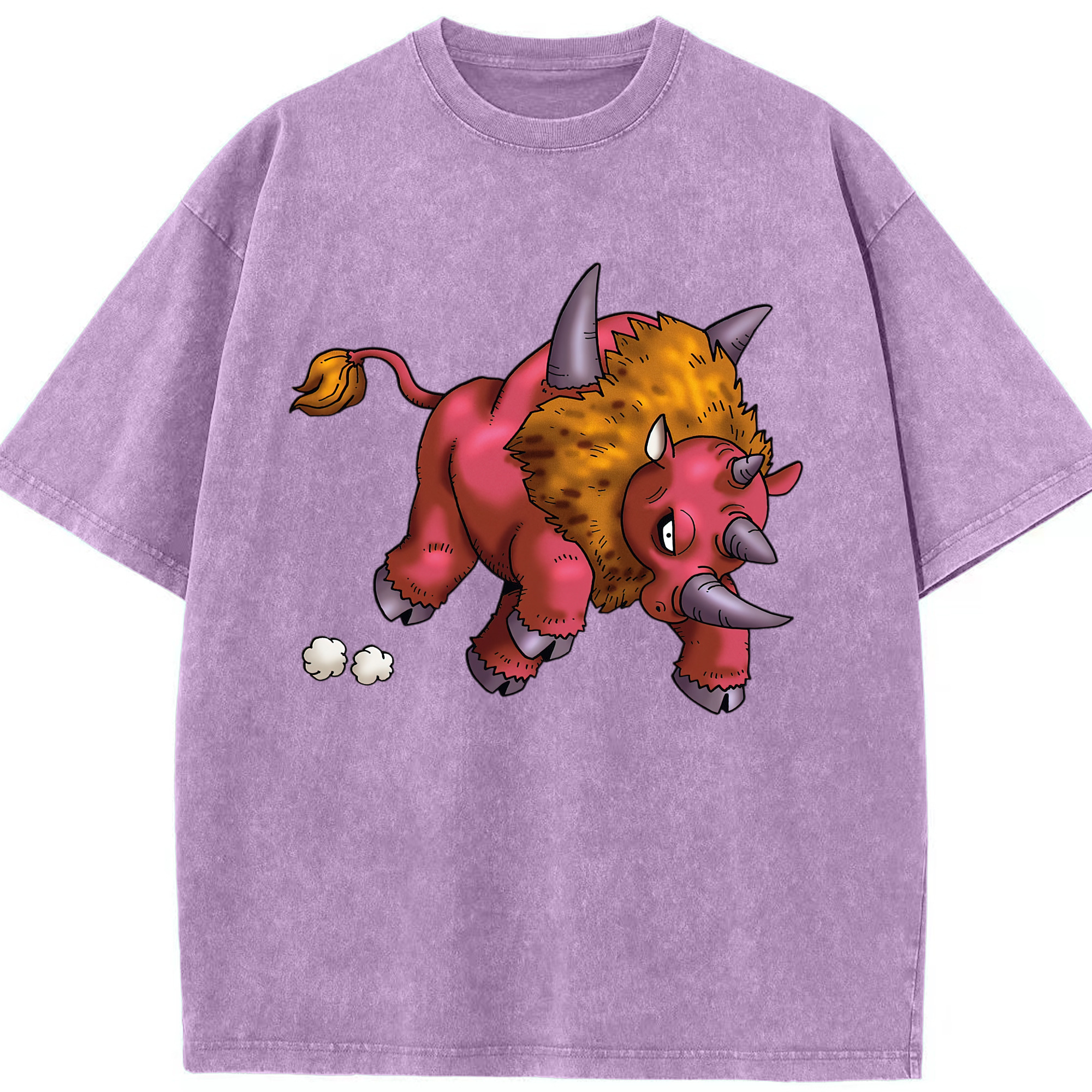 （画像用） ドラゴンクエスト Doragon Kuesuto Dragon Quest 綿100% ヴィンテージ風 半袖Tシャツ（フロントプリント）