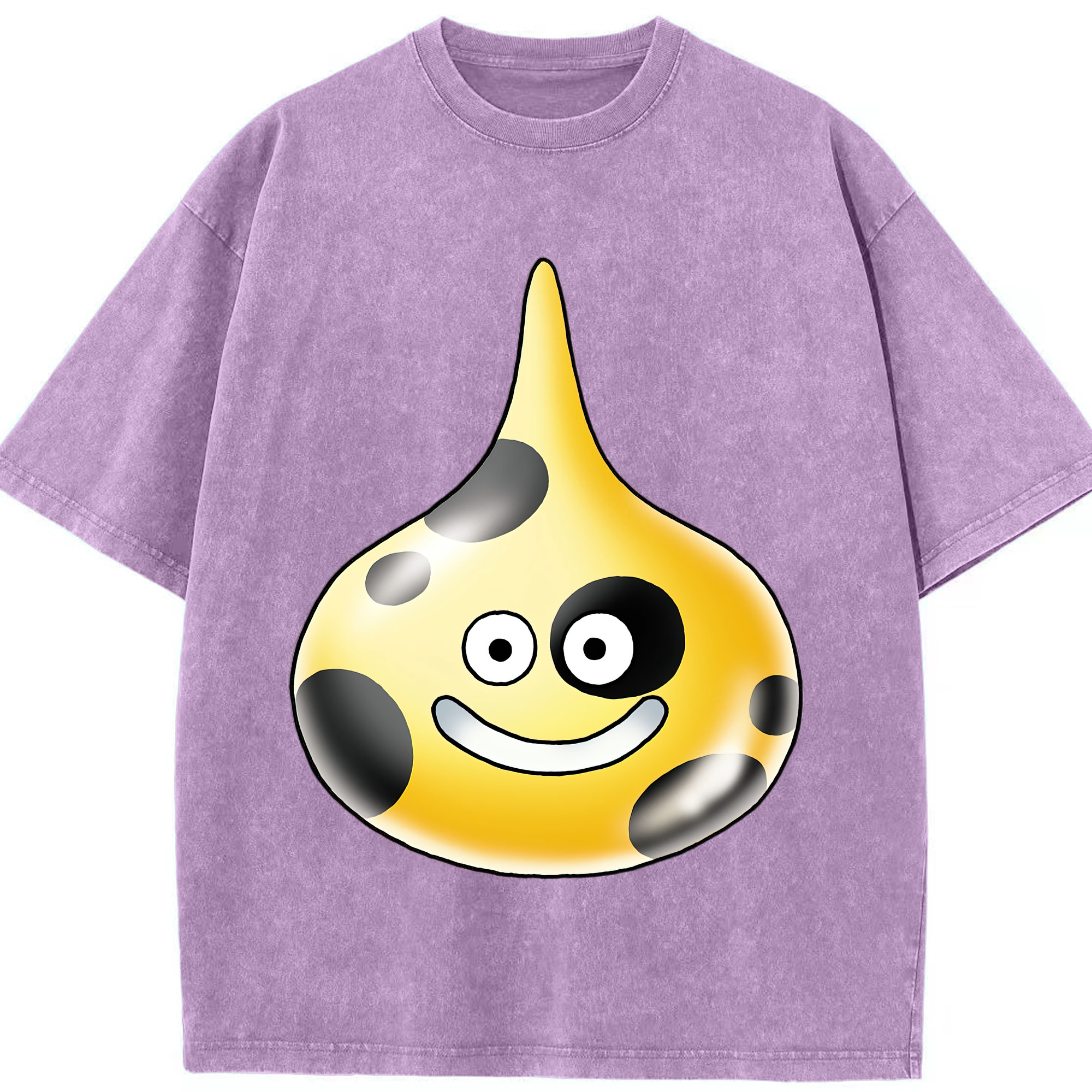 （画像用） ドラゴンクエスト Doragon Kuesuto Dragon Quest 綿100% ヴィンテージ風 半袖Tシャツ（フロントプリント）