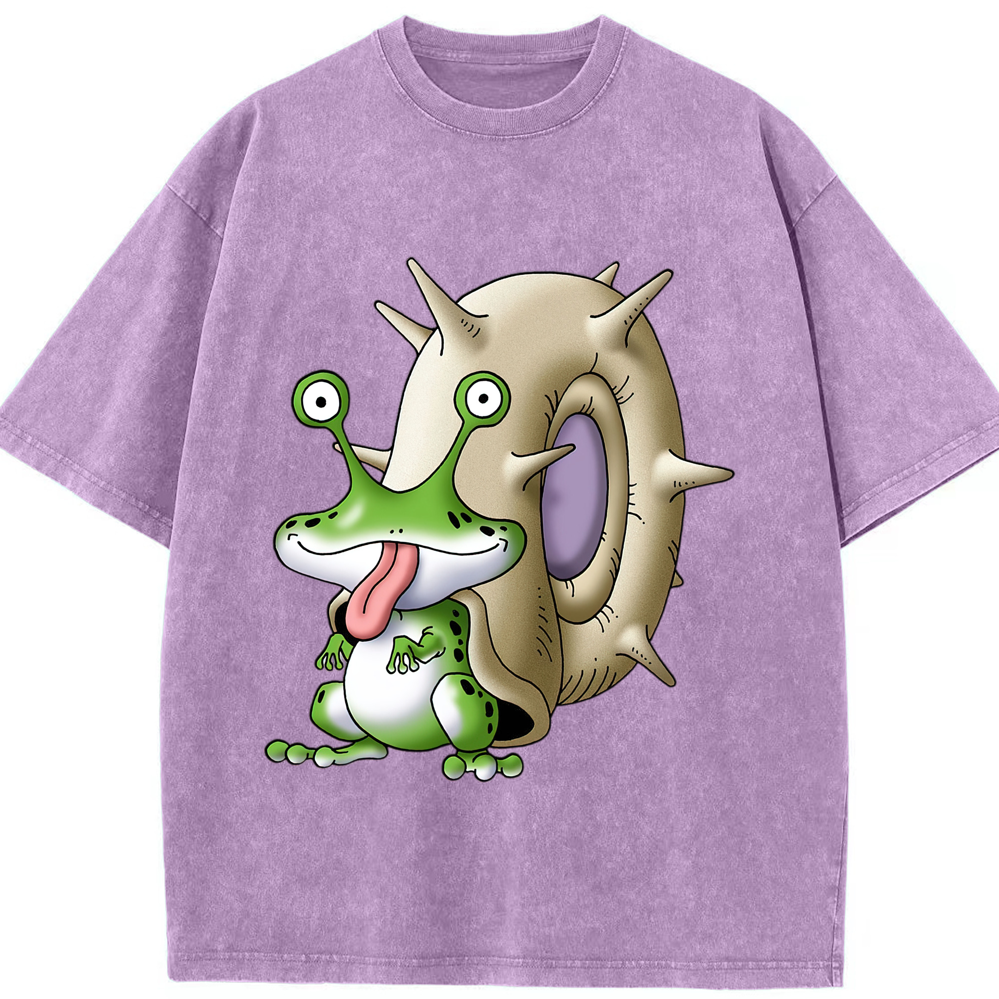 （画像用） ドラゴンクエスト Doragon Kuesuto Dragon Quest 綿100% ヴィンテージ風 半袖Tシャツ（フロントプリント）