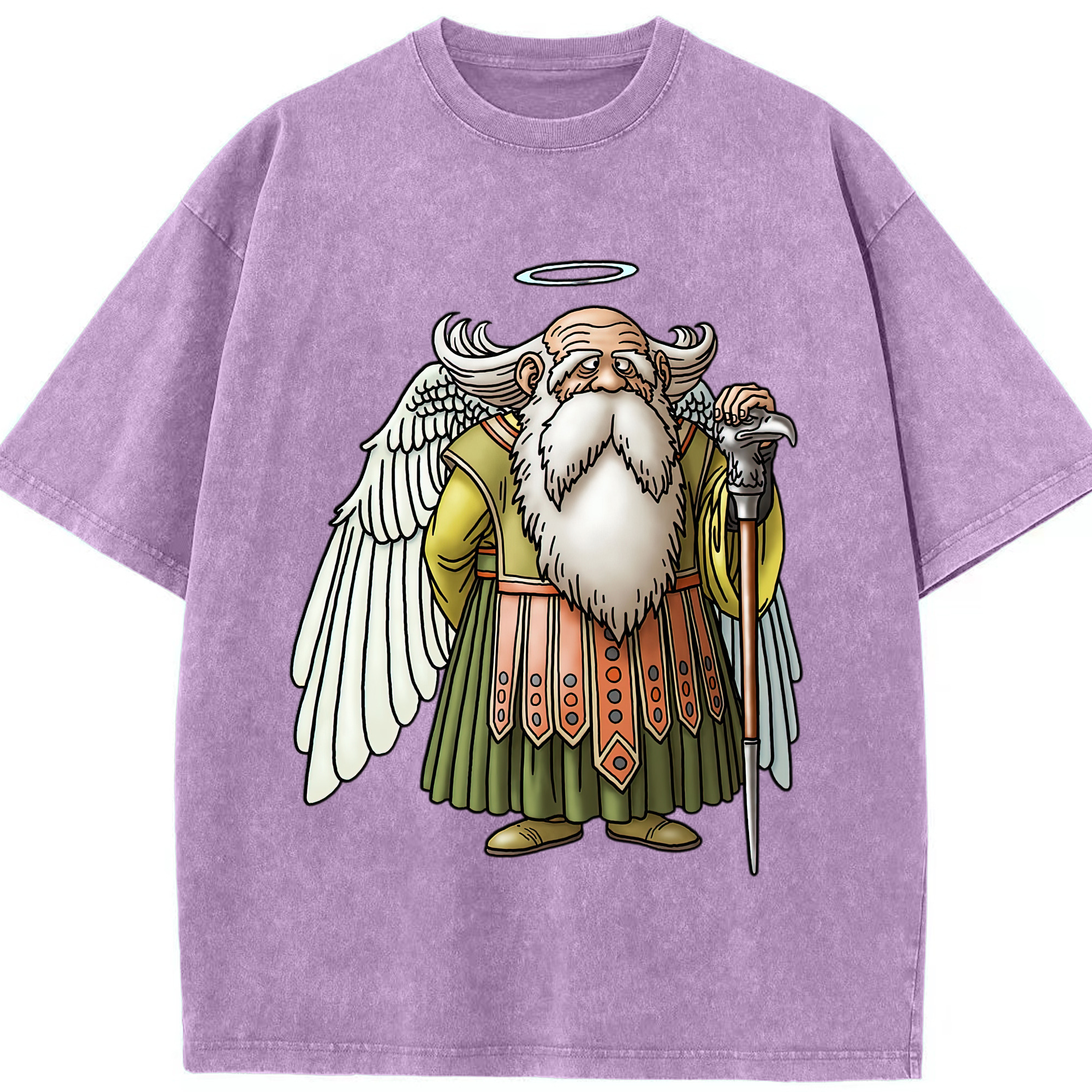 （画像用） ドラゴンクエスト Doragon Kuesuto Dragon Quest 綿100% ヴィンテージ風 半袖Tシャツ（フロントプリント）