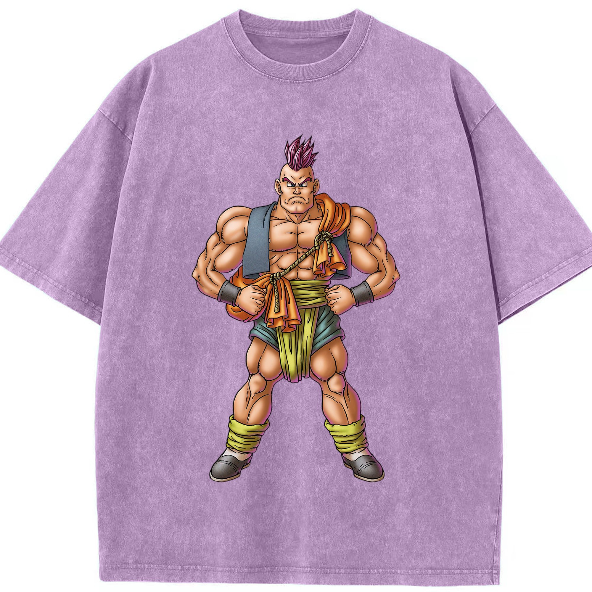 （画像用） ドラゴンクエスト Doragon Kuesuto Dragon Quest 綿100% ヴィンテージ風 半袖Tシャツ（フロントプリント）