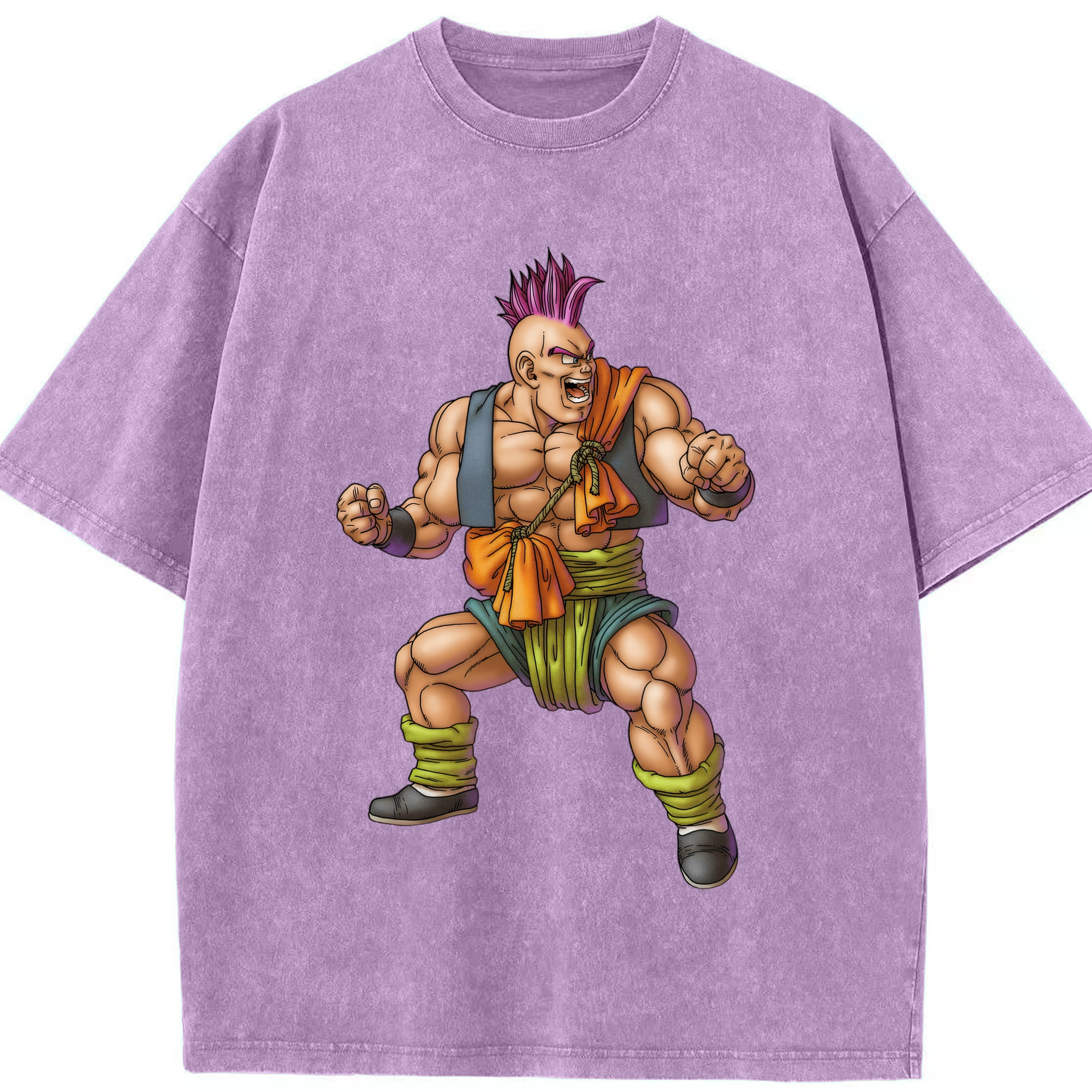 （画像用） ドラゴンクエスト Doragon Kuesuto Dragon Quest 綿100% ヴィンテージ風 半袖Tシャツ（フロントプリント）