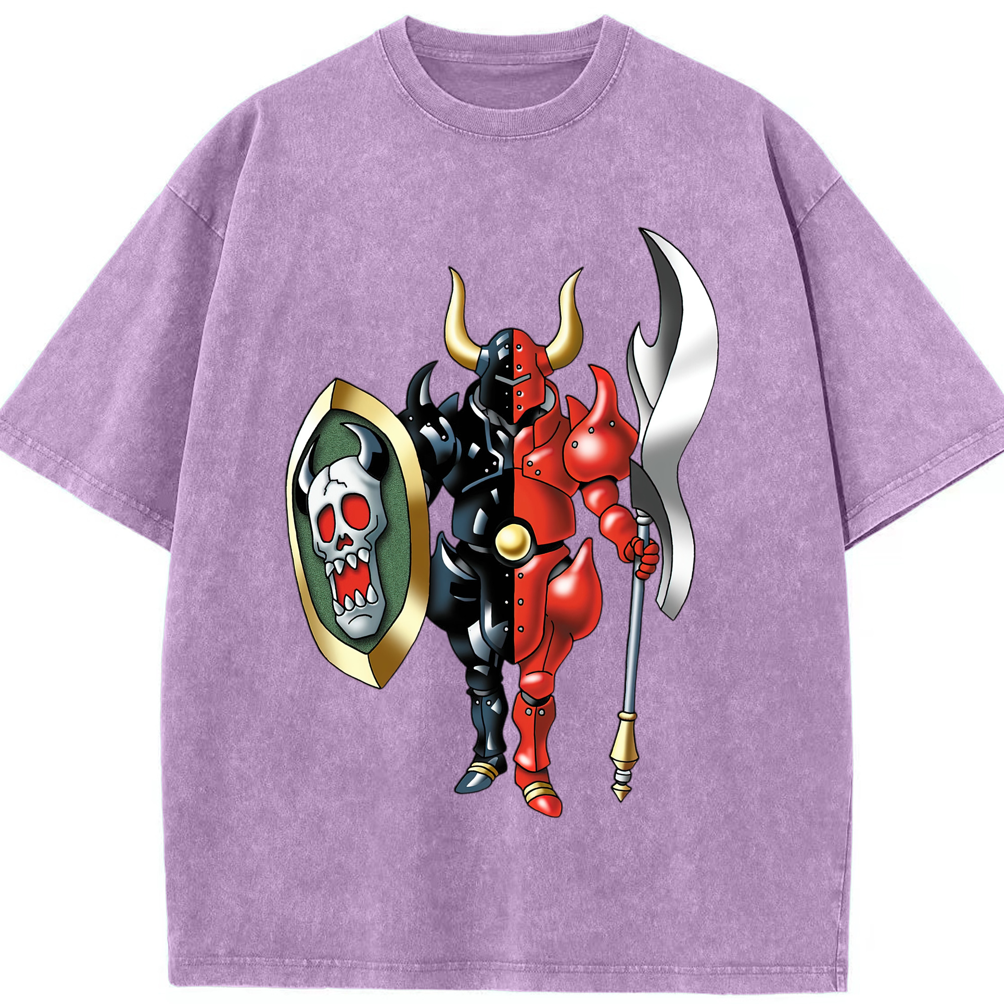 （画像用） ドラゴンクエスト Doragon Kuesuto Dragon Quest 綿100% ヴィンテージ風 半袖Tシャツ（フロントプリント）