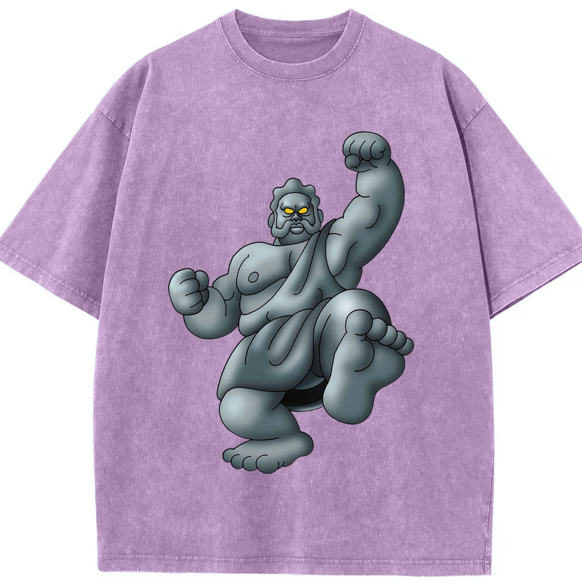 （画像用） ドラゴンクエスト Doragon Kuesuto Dragon Quest 綿100% ヴィンテージ風 半袖Tシャツ（フロントプリント）