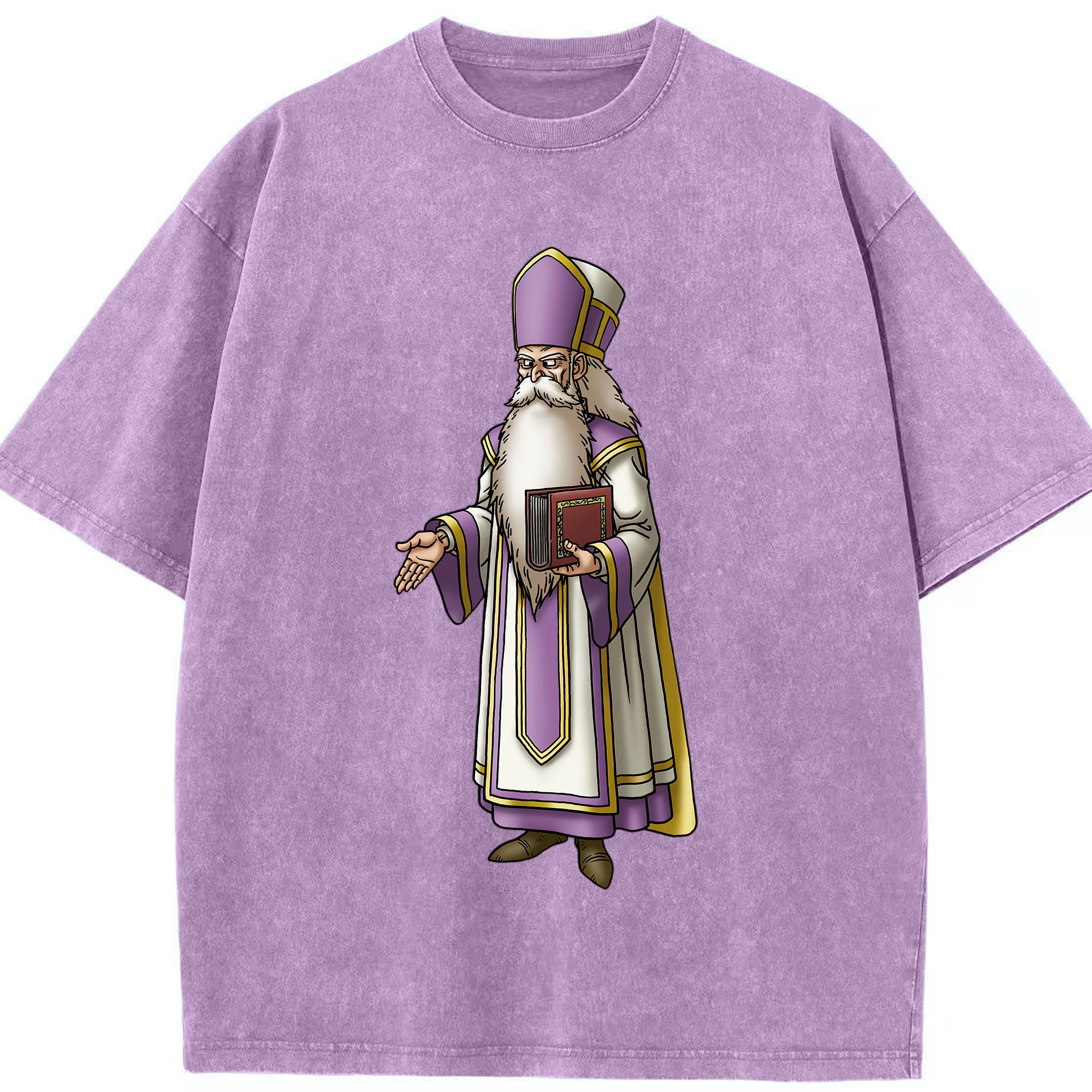 （画像用） ドラゴンクエスト Doragon Kuesuto Dragon Quest 綿100% ヴィンテージ風 半袖Tシャツ（フロントプリント）