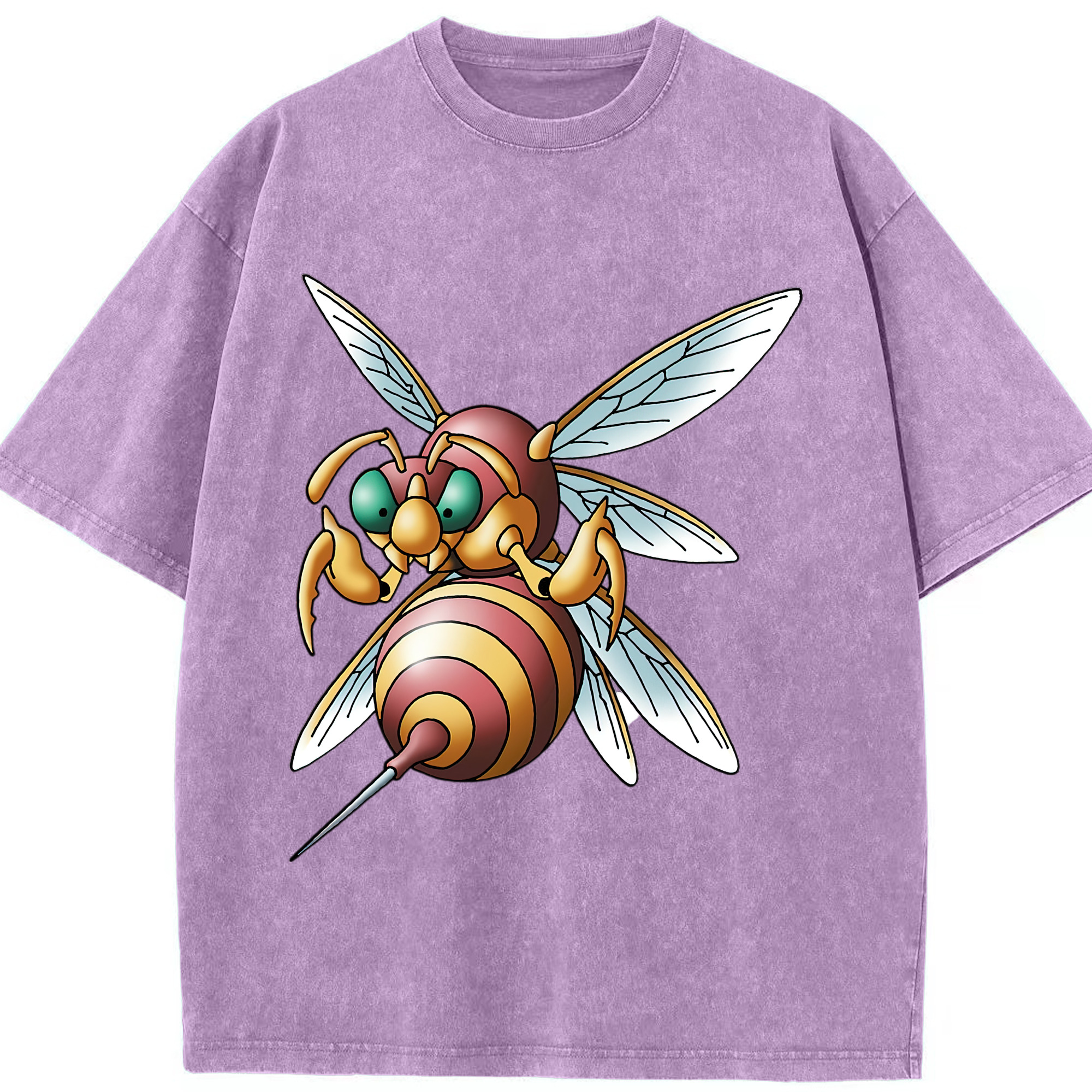 （画像用） ドラゴンクエスト Doragon Kuesuto Dragon Quest 綿100% ヴィンテージ風 半袖Tシャツ（フロントプリント）