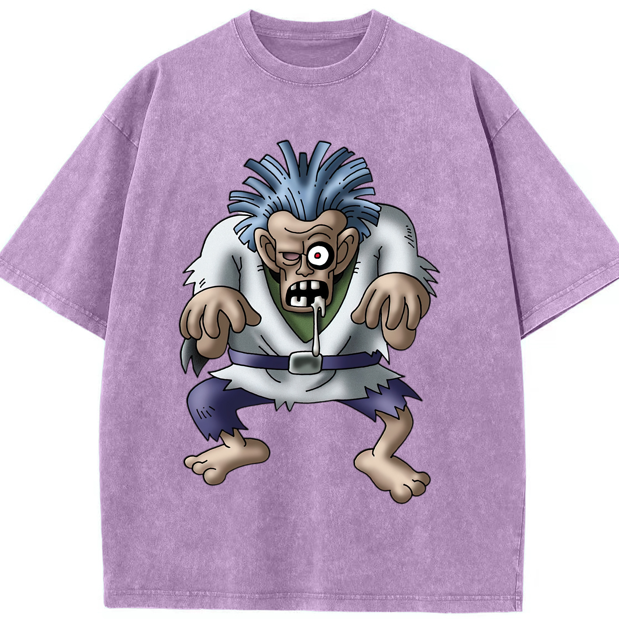 （画像用） ドラゴンクエスト Doragon Kuesuto Dragon Quest 綿100% ヴィンテージ風 半袖Tシャツ（フロントプリント）