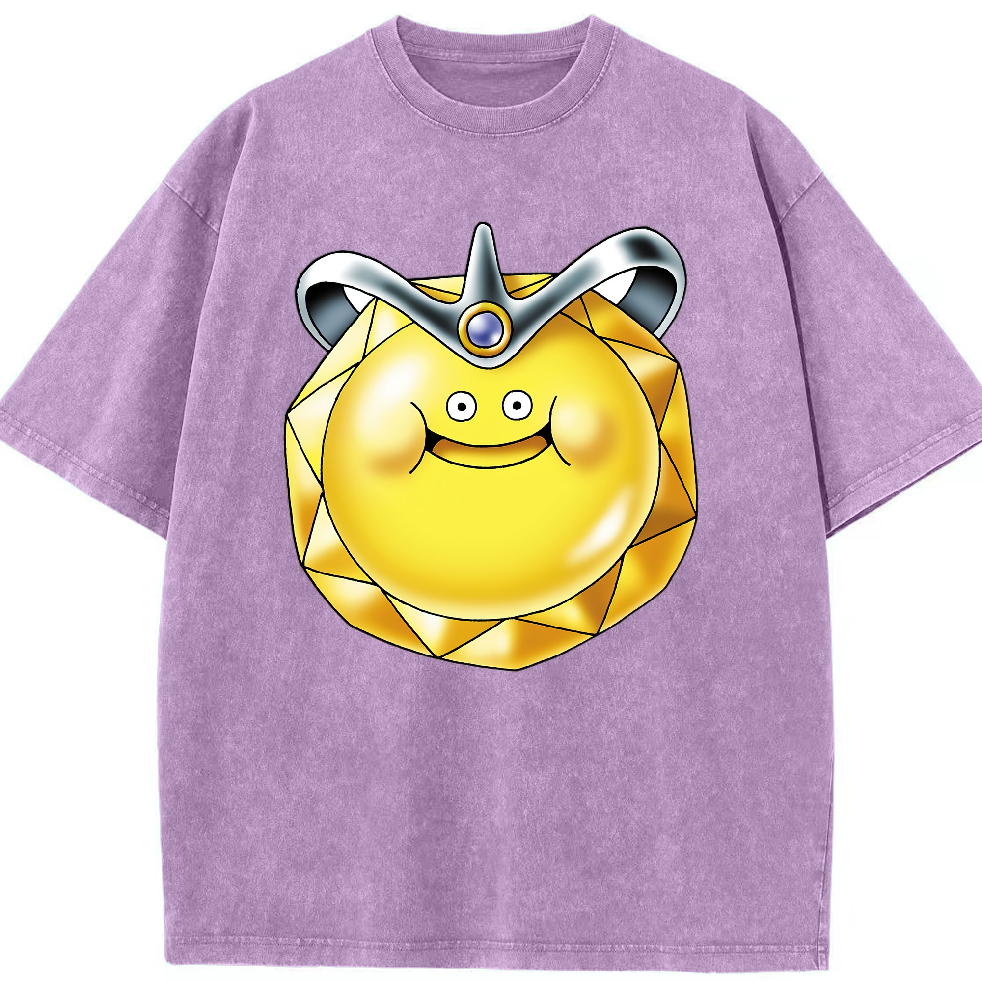 （画像用） ドラゴンクエスト Doragon Kuesuto Dragon Quest 綿100% ヴィンテージ風 半袖Tシャツ（フロントプリント）