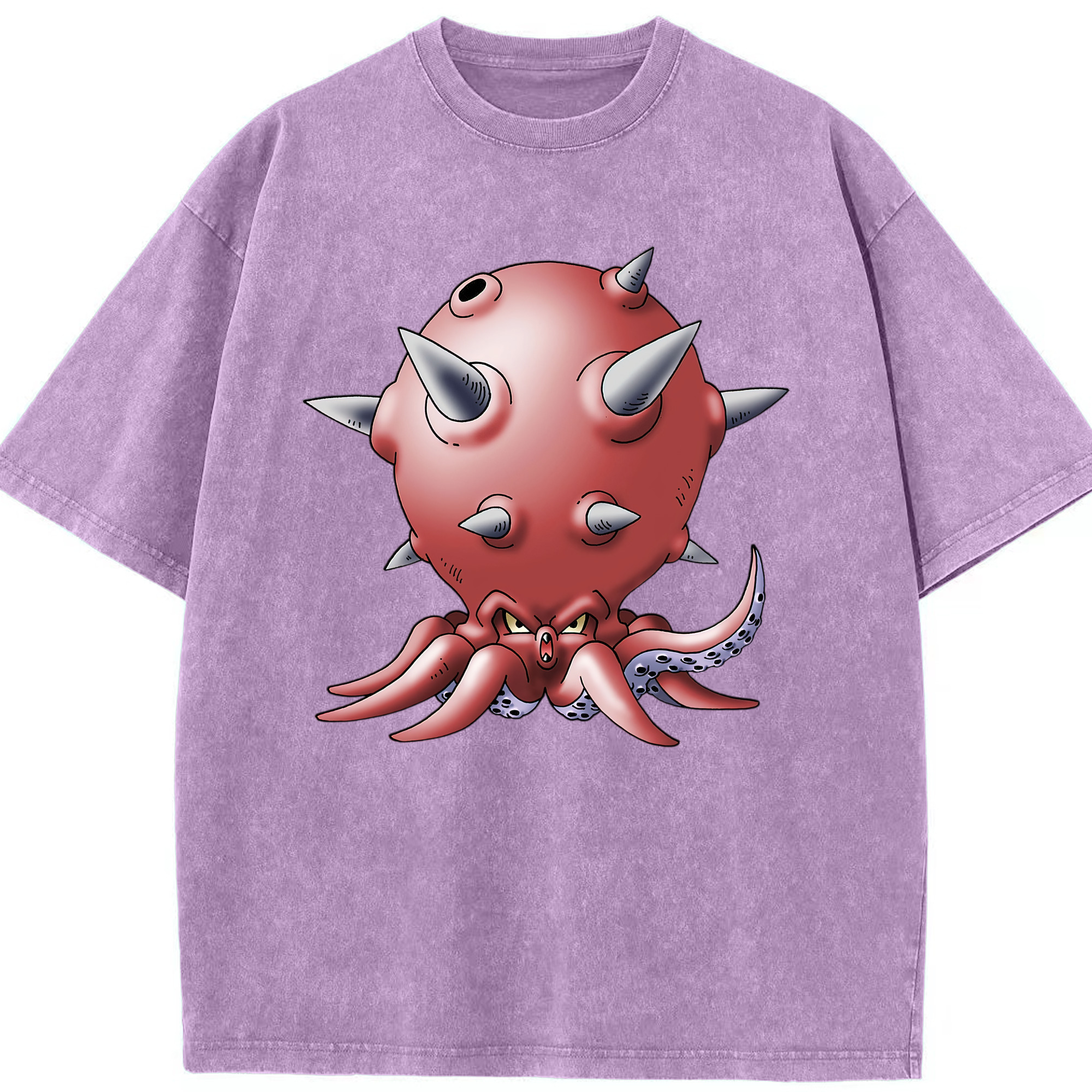 （画像用） ドラゴンクエスト Doragon Kuesuto Dragon Quest 綿100% ヴィンテージ風 半袖Tシャツ（フロントプリント）