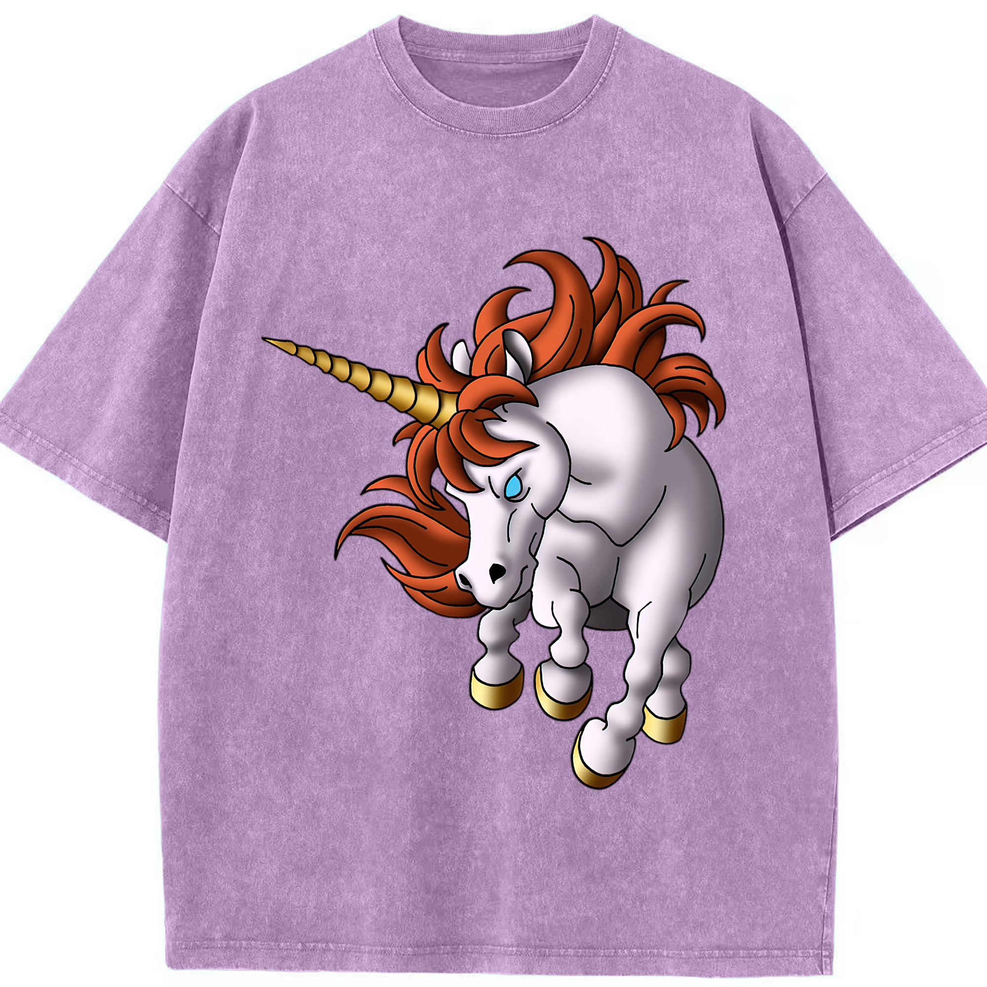 （画像用） ドラゴンクエスト Doragon Kuesuto Dragon Quest 綿100% ヴィンテージ風 半袖Tシャツ（フロントプリント）
