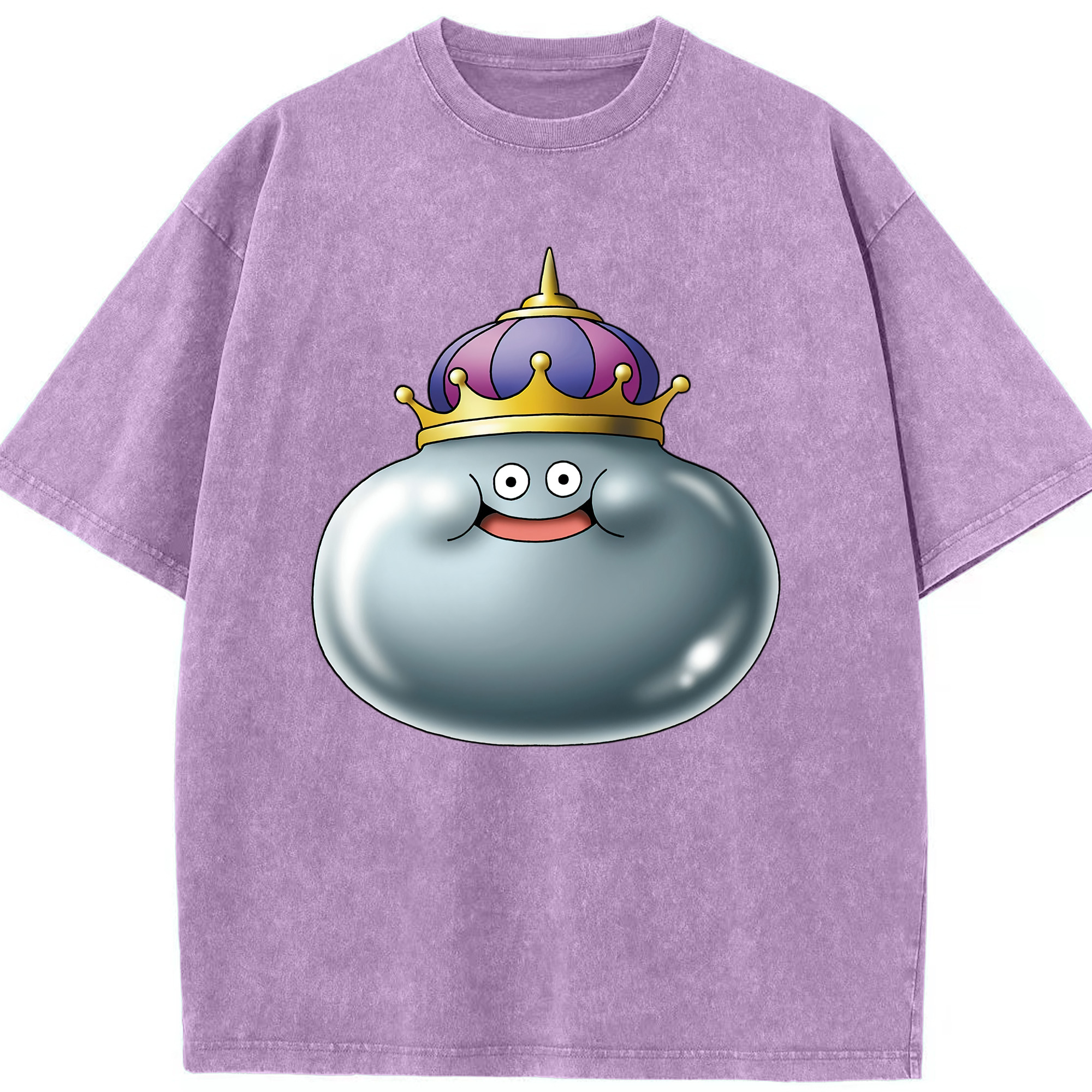 （画像用） ドラゴンクエスト Doragon Kuesuto Dragon Quest 綿100% ヴィンテージ風 半袖Tシャツ（フロントプリント）