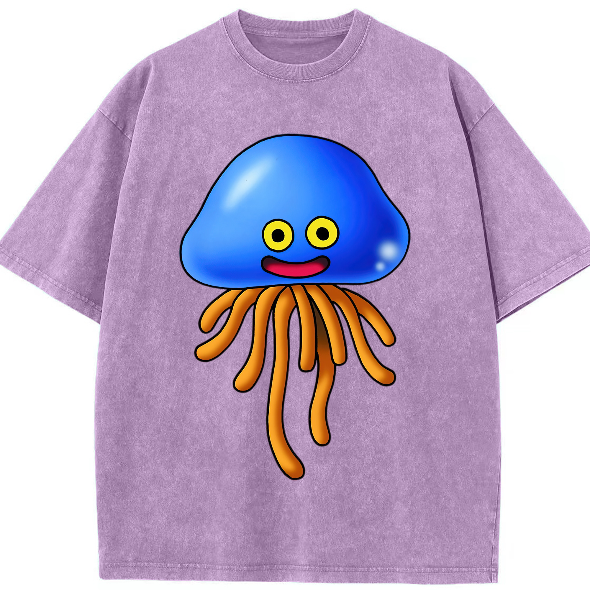 （画像用） ドラゴンクエスト Doragon Kuesuto Dragon Quest 綿100% ヴィンテージ風 半袖Tシャツ（フロントプリント）
