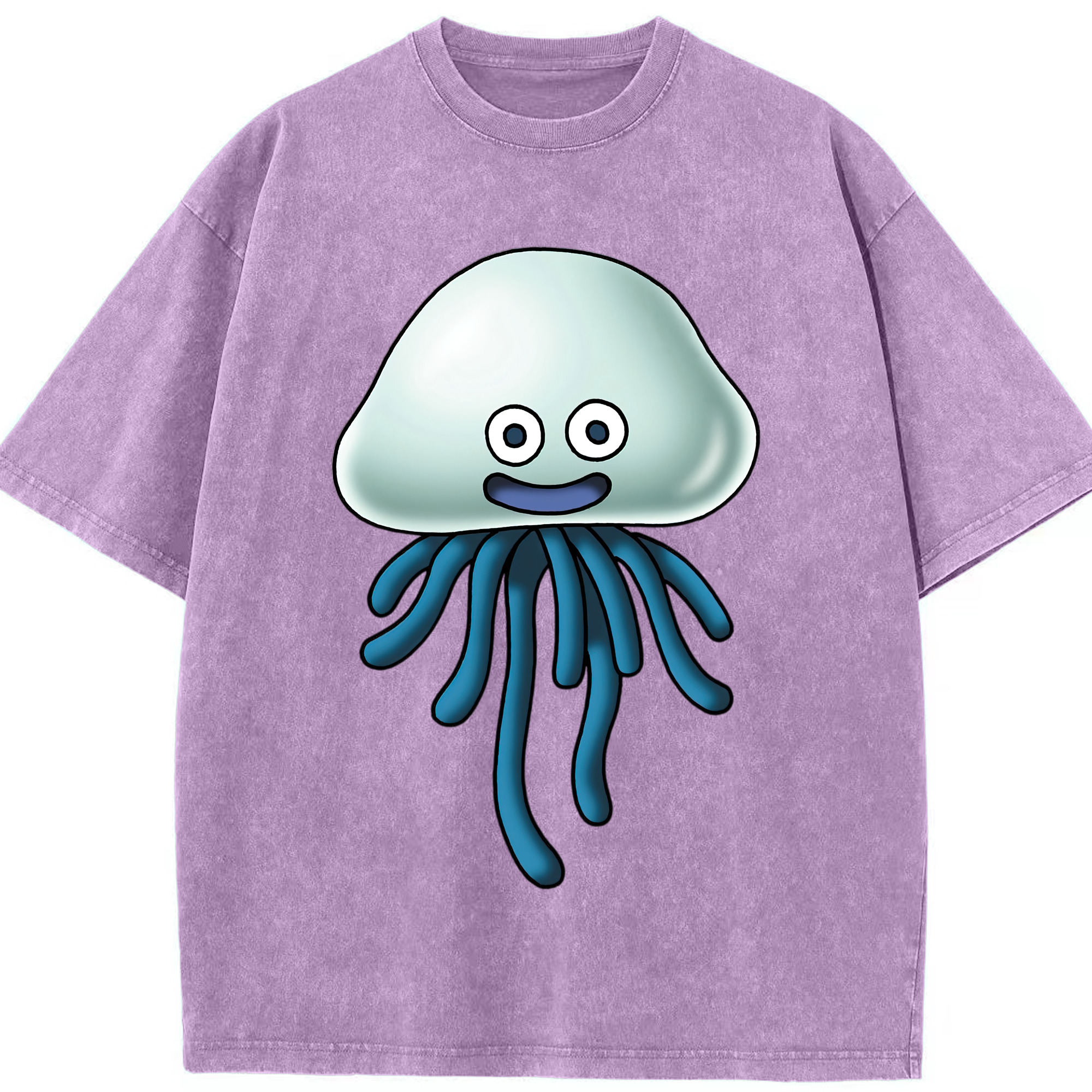 （画像用） ドラゴンクエスト Doragon Kuesuto Dragon Quest 綿100% ヴィンテージ風 半袖Tシャツ（フロントプリント）