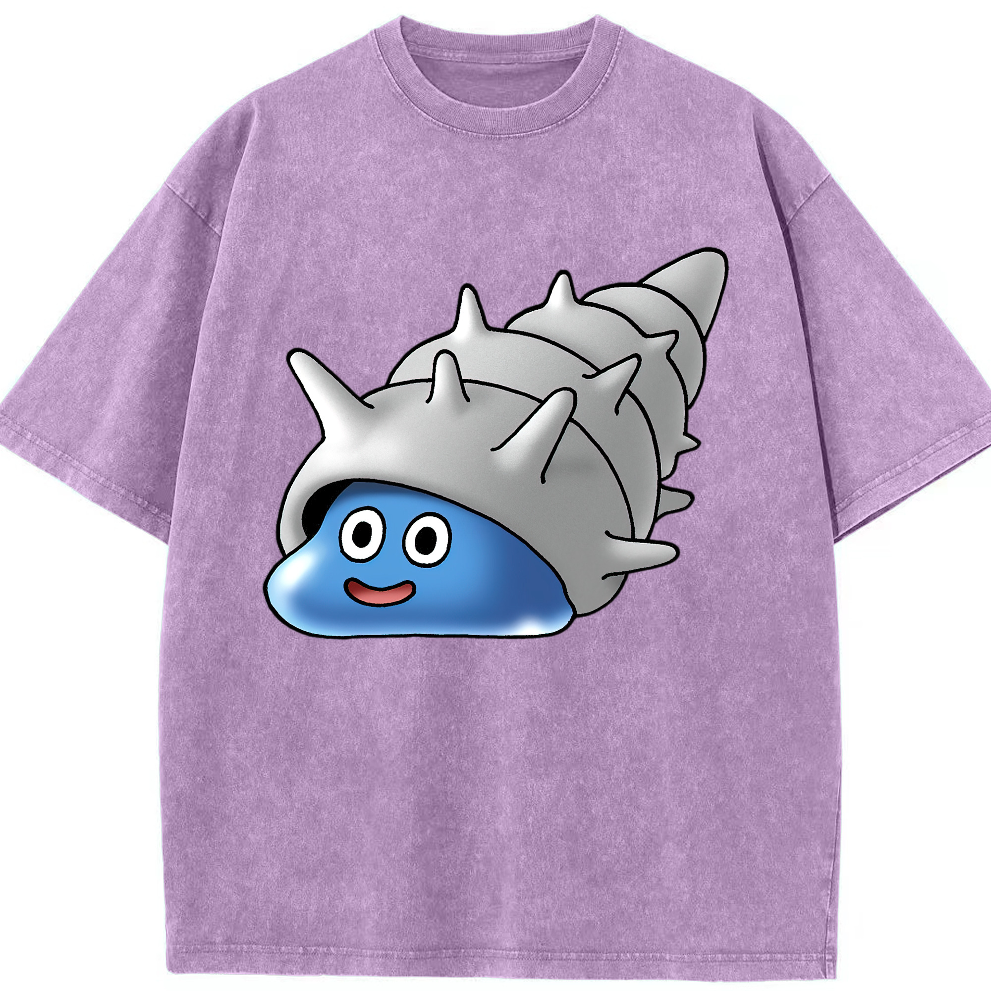 （画像用） ドラゴンクエスト Doragon Kuesuto Dragon Quest 綿100% ヴィンテージ風 半袖Tシャツ（フロントプリント）