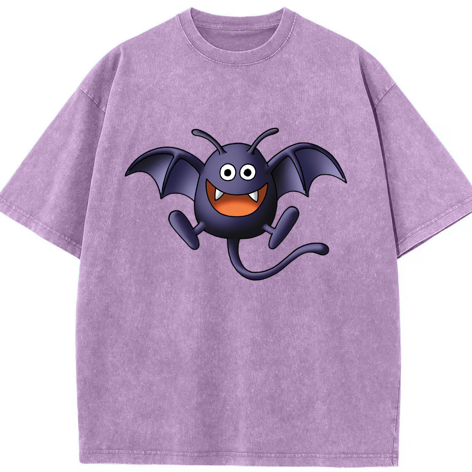 （画像用） ドラゴンクエスト Doragon Kuesuto Dragon Quest 綿100% ヴィンテージ風 半袖Tシャツ（フロントプリント）
