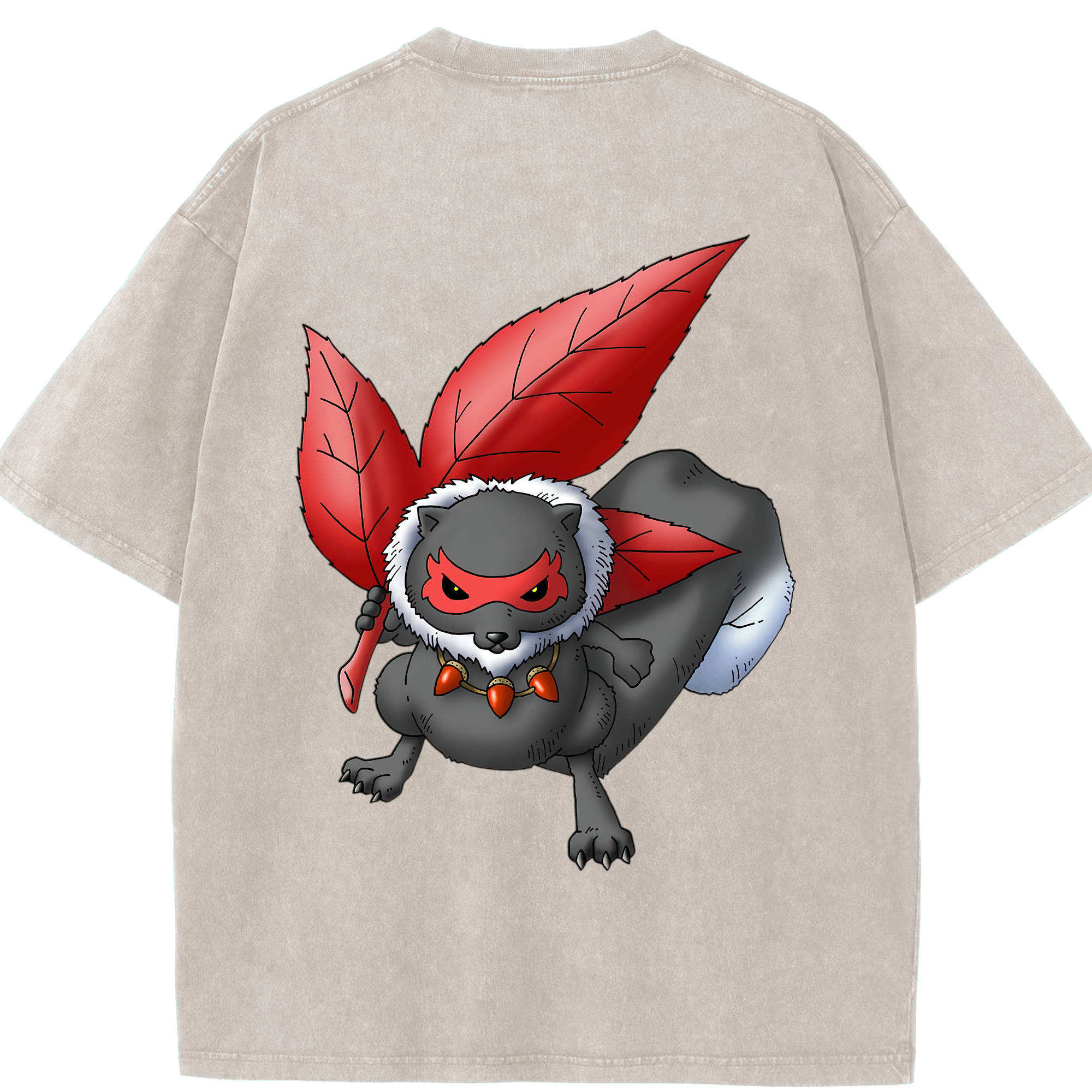 （画像用） ドラゴンクエスト Doragon Kuesuto Dragon Quest 綿100% ヴィンテージ風 半袖Tシャツ（背面プリント）