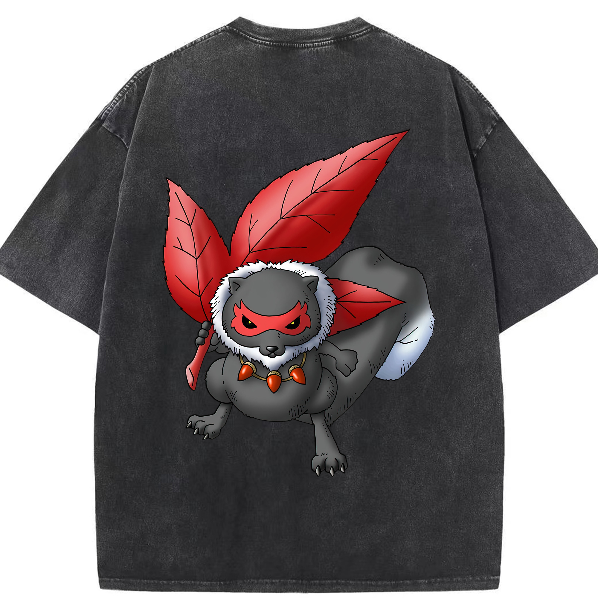 （画像用） ドラゴンクエスト Doragon Kuesuto Dragon Quest 綿100% ヴィンテージ風 半袖Tシャツ（背面プリント）