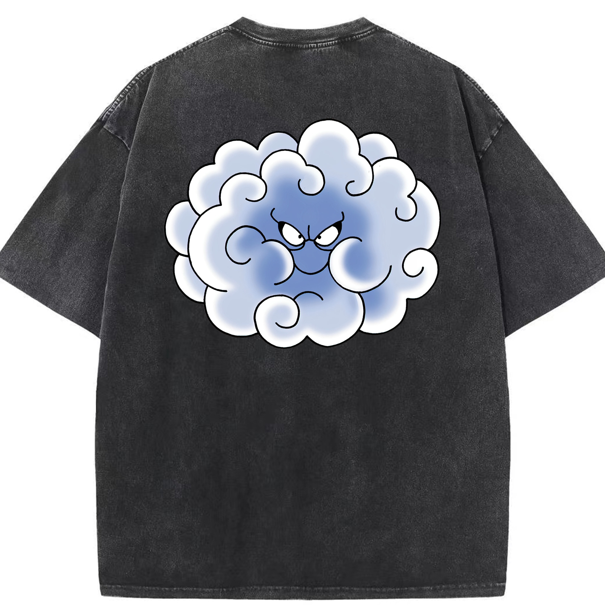 （画像用） ドラゴンクエスト Doragon Kuesuto Dragon Quest 綿100% ヴィンテージ風 半袖Tシャツ（背面プリント）