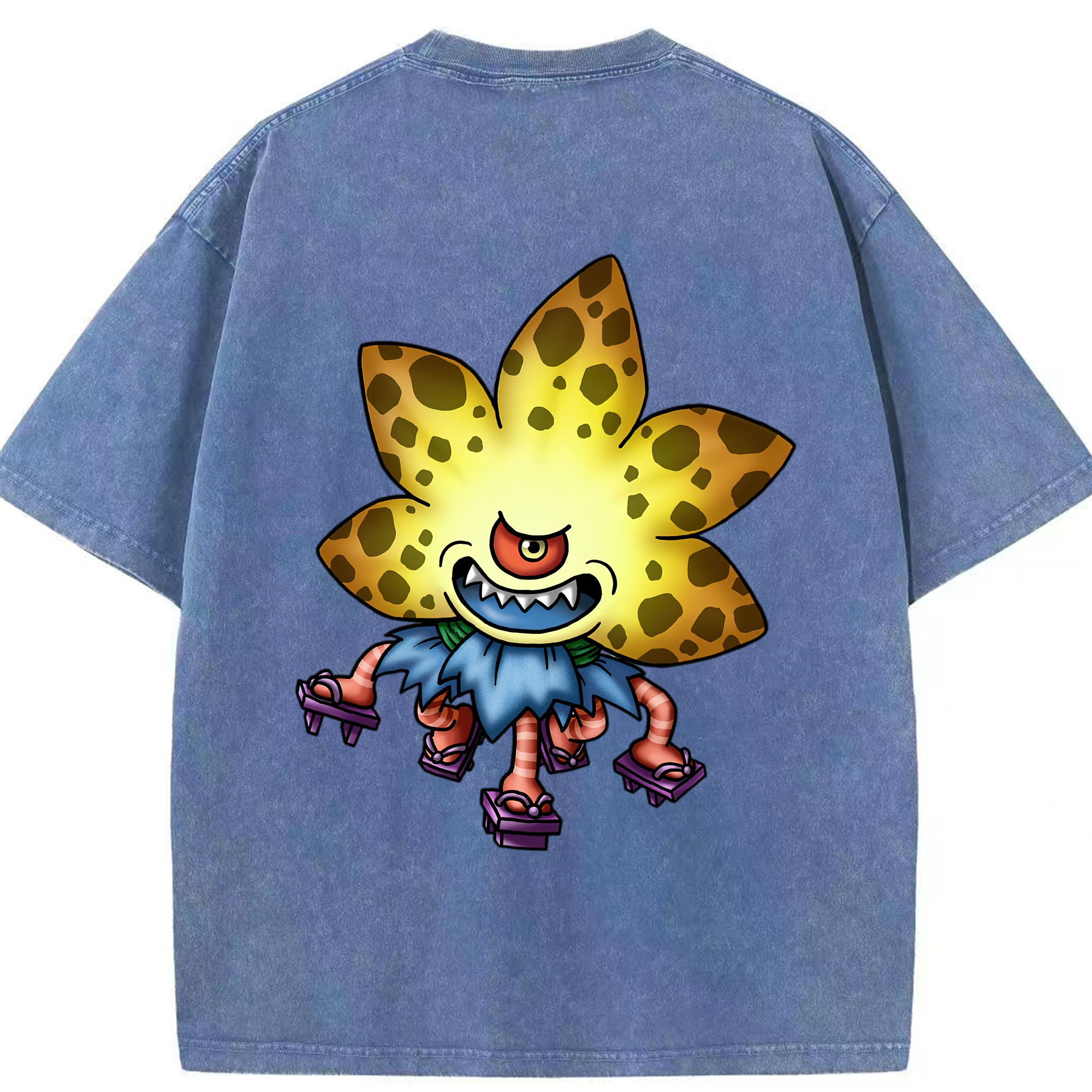 （画像用） ドラゴンクエスト Doragon Kuesuto Dragon Quest 綿100% ヴィンテージ風 半袖Tシャツ（背面プリント）