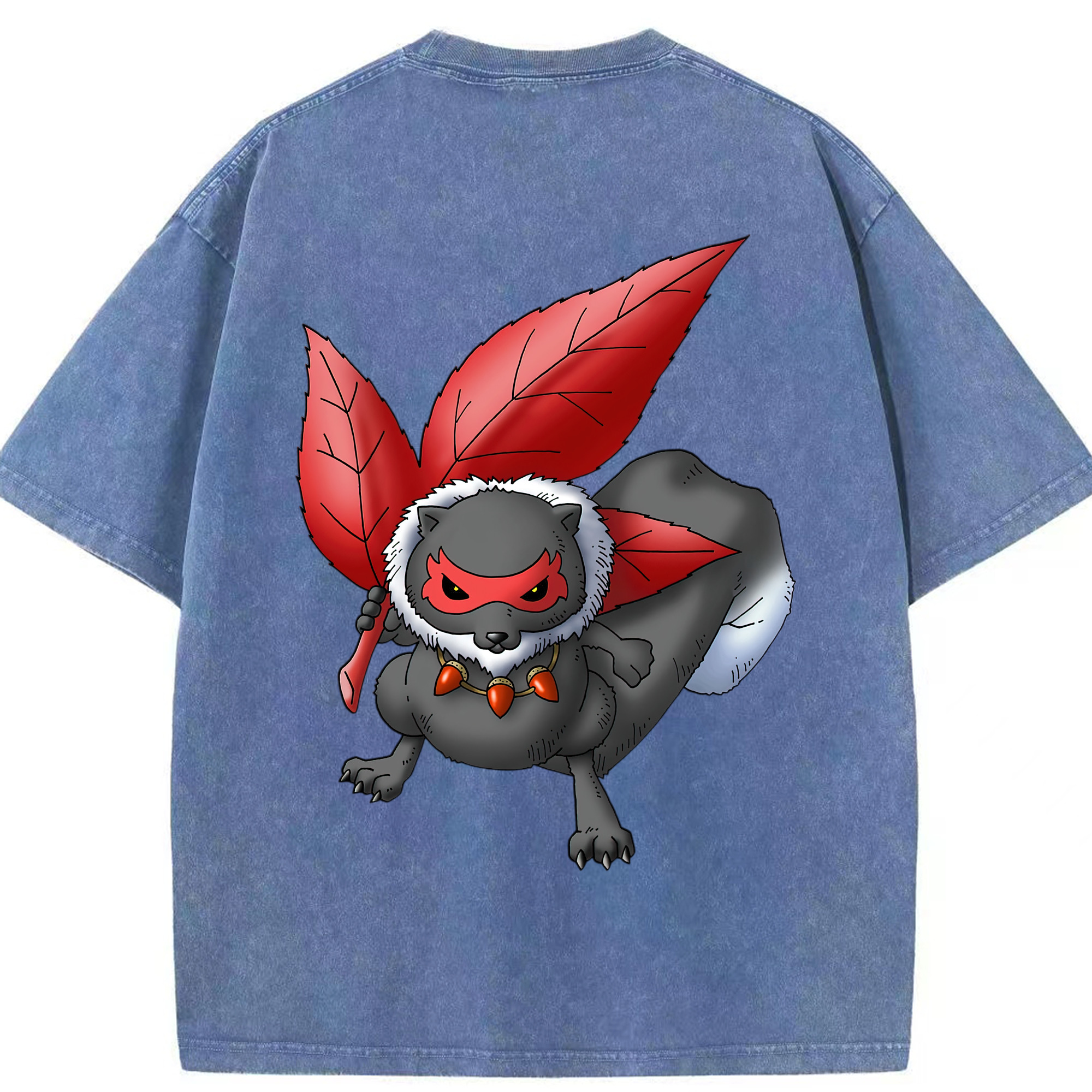 （画像用） ドラゴンクエスト Doragon Kuesuto Dragon Quest 綿100% ヴィンテージ風 半袖Tシャツ（背面プリント）