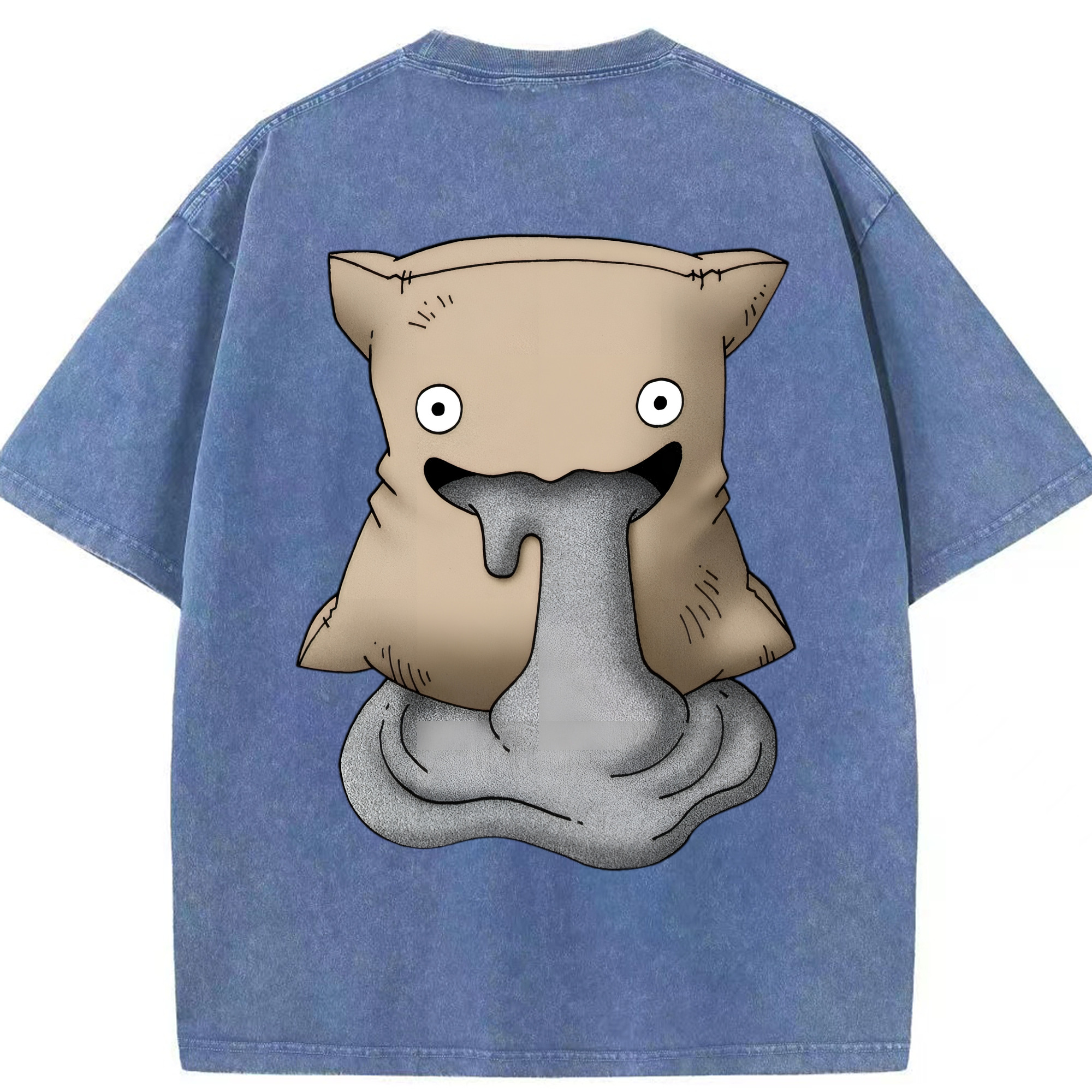 （画像用） ドラゴンクエスト Doragon Kuesuto Dragon Quest 綿100% ヴィンテージ風 半袖Tシャツ（背面プリント）