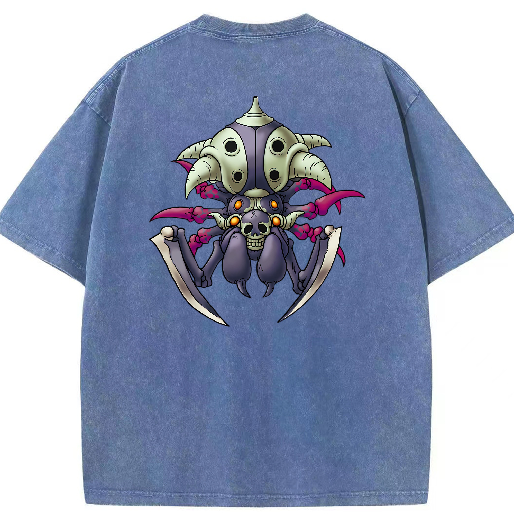 （画像用） ドラゴンクエスト Doragon Kuesuto Dragon Quest 綿100% ヴィンテージ風 半袖Tシャツ（背面プリント）