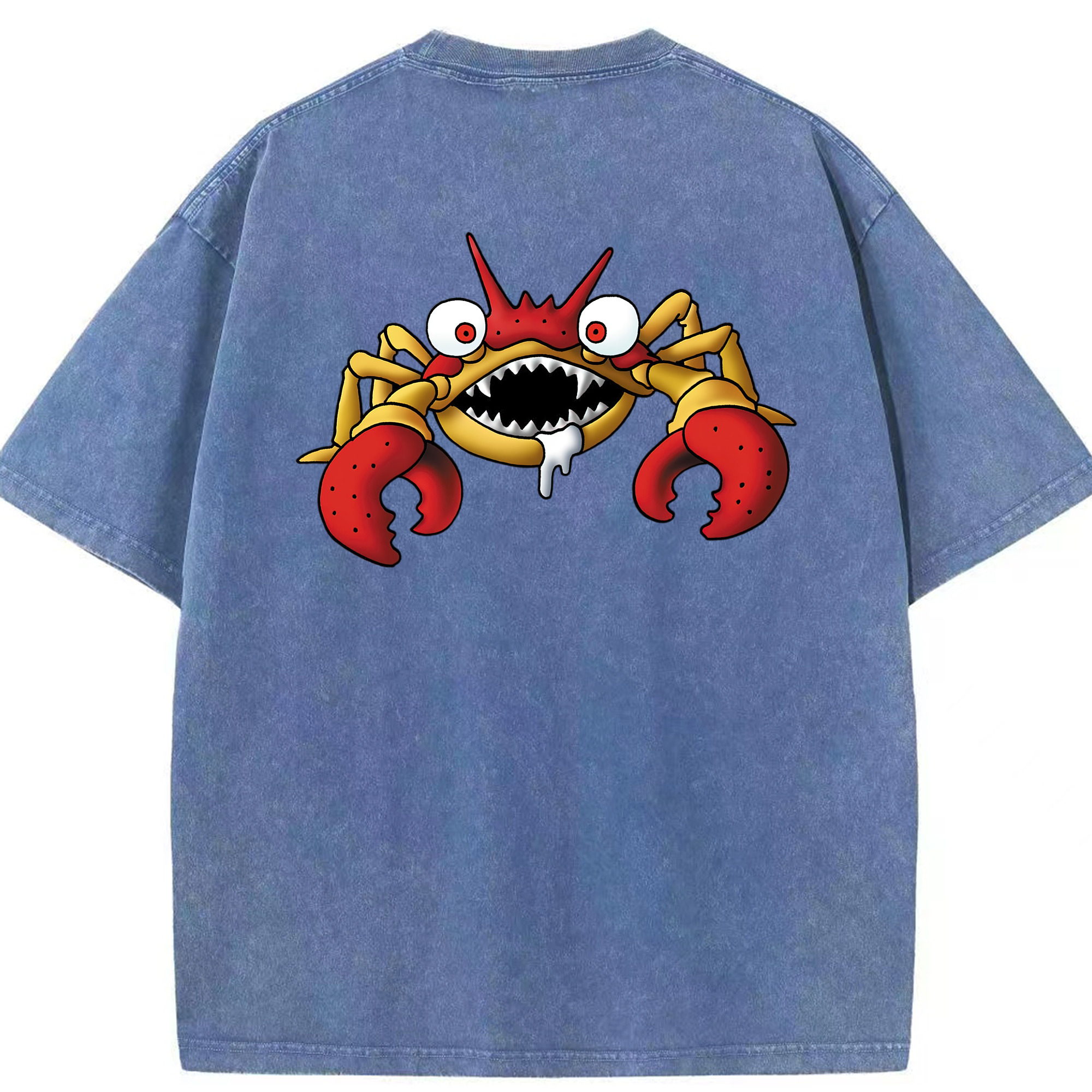 （画像用） ドラゴンクエスト Doragon Kuesuto Dragon Quest 綿100% ヴィンテージ風 半袖Tシャツ（背面プリント）