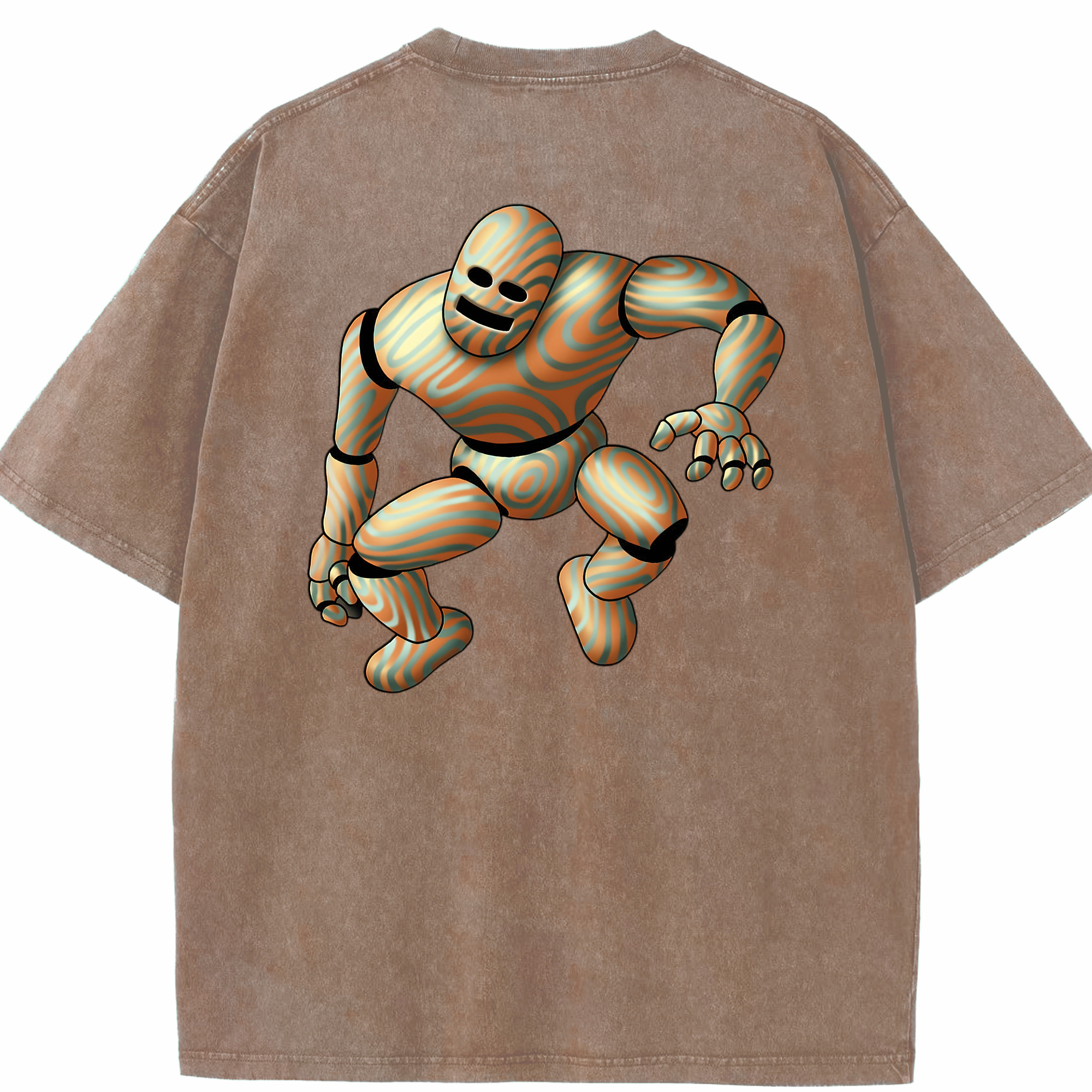 （画像用） ドラゴンクエスト Doragon Kuesuto Dragon Quest 綿100% ヴィンテージ風 半袖Tシャツ（背面プリント）