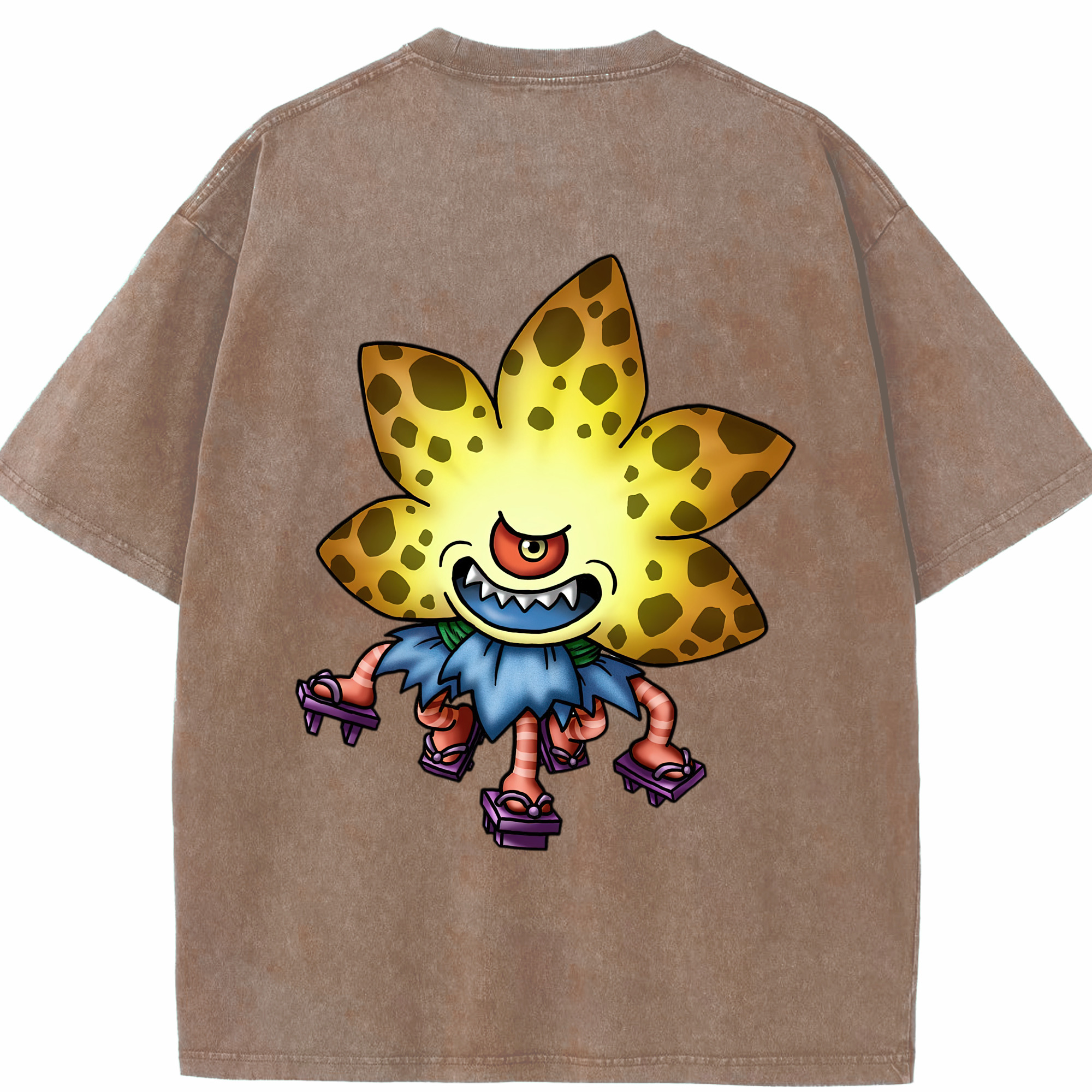 （画像用） ドラゴンクエスト Doragon Kuesuto Dragon Quest 綿100% ヴィンテージ風 半袖Tシャツ（背面プリント）