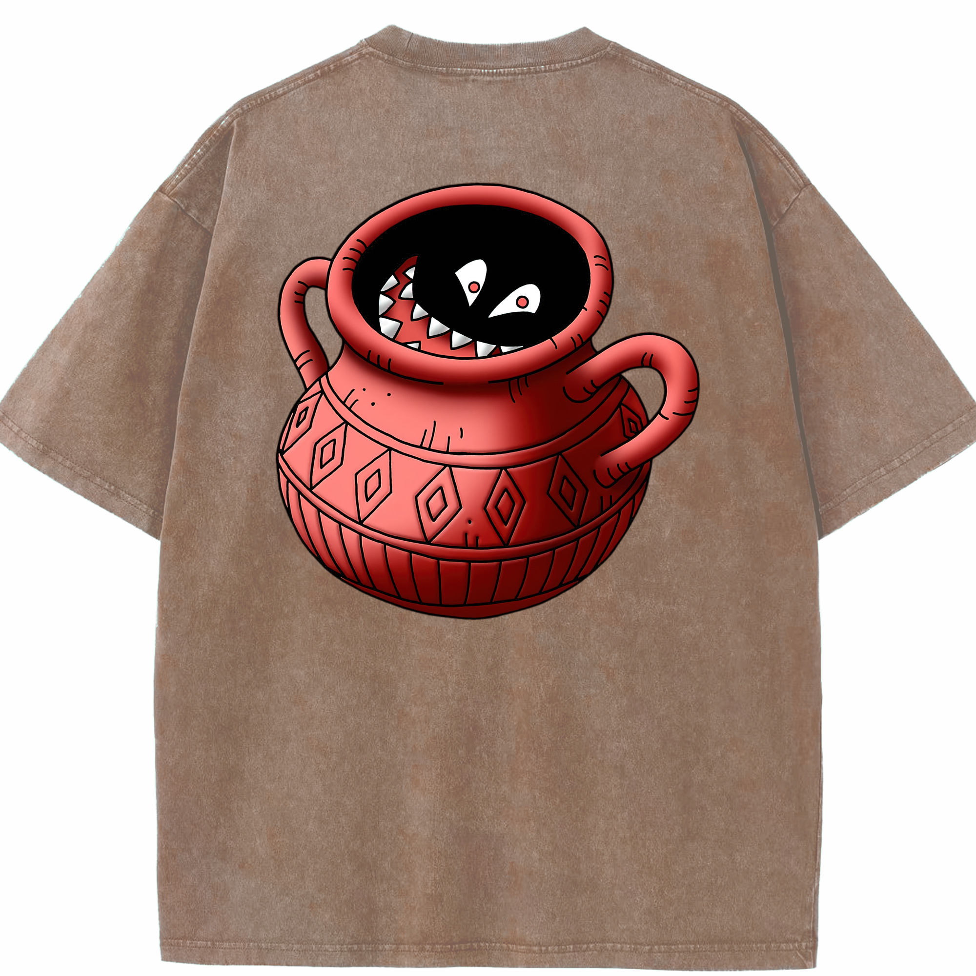 （画像用） ドラゴンクエスト Doragon Kuesuto Dragon Quest 綿100% ヴィンテージ風 半袖Tシャツ（背面プリント）