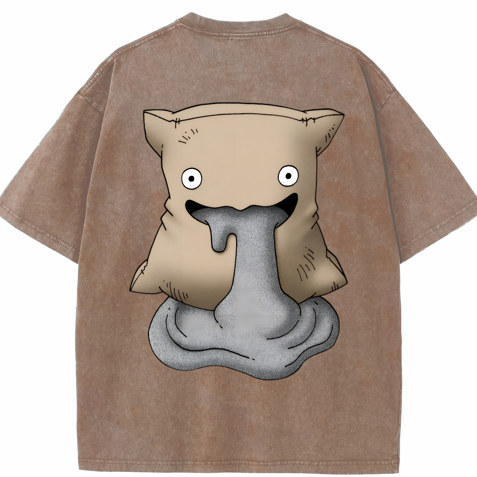 （画像用） ドラゴンクエスト Doragon Kuesuto Dragon Quest 綿100% ヴィンテージ風 半袖Tシャツ（背面プリント）