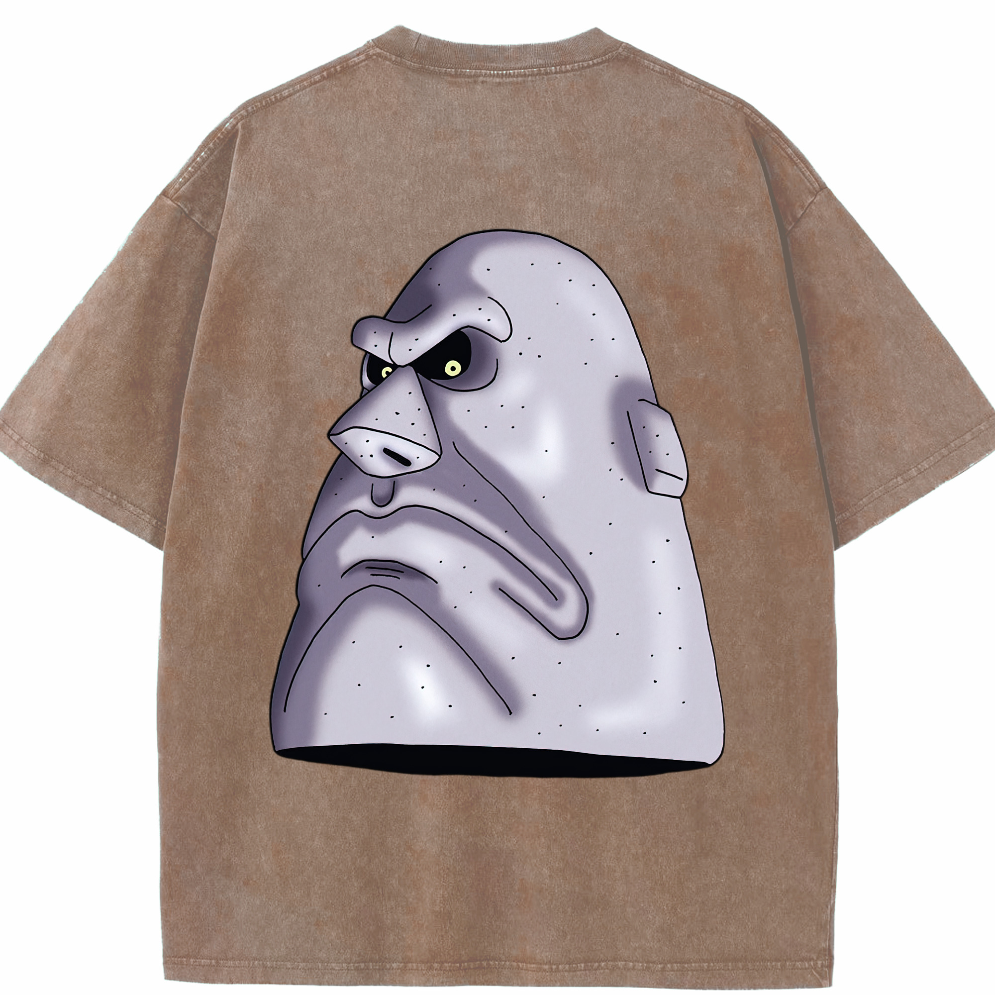 （画像用） ドラゴンクエスト Doragon Kuesuto Dragon Quest 綿100% ヴィンテージ風 半袖Tシャツ（背面プリント）