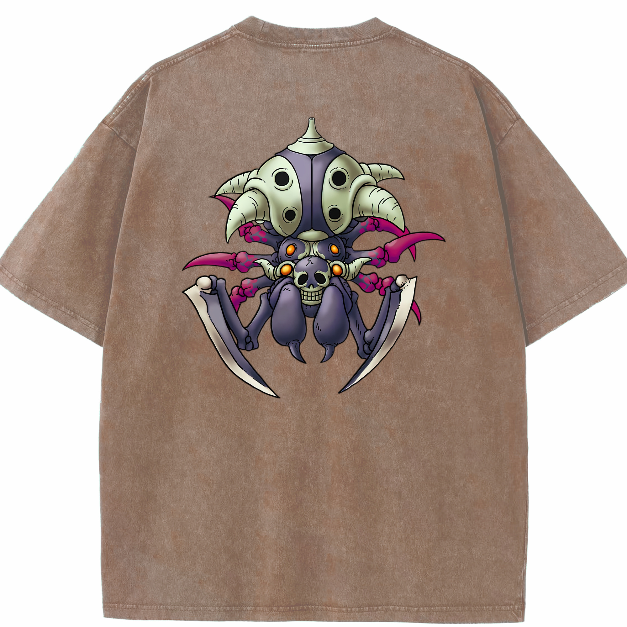（画像用） ドラゴンクエスト Doragon Kuesuto Dragon Quest 綿100% ヴィンテージ風 半袖Tシャツ（背面プリント）
