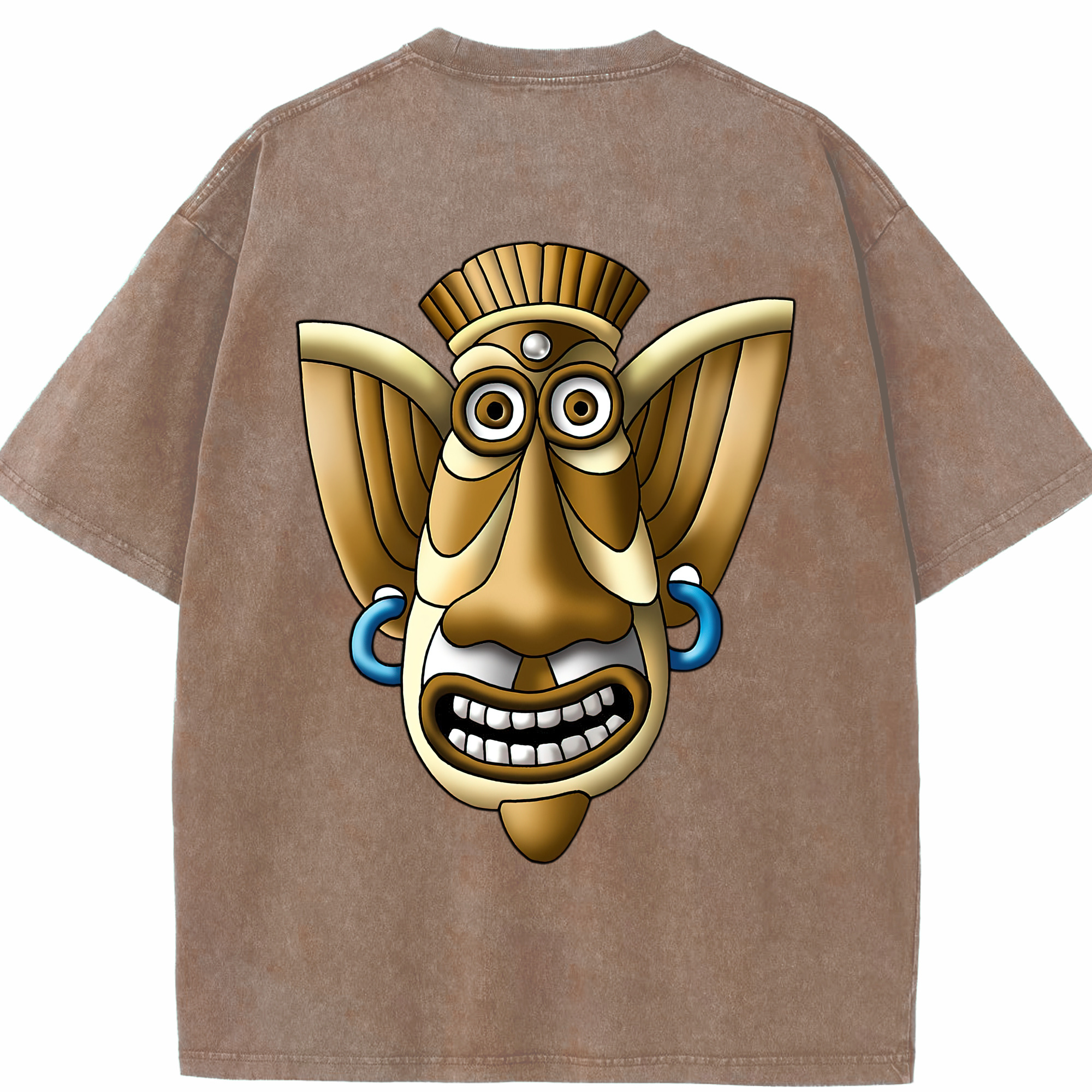 （画像用） ドラゴンクエスト Doragon Kuesuto Dragon Quest 綿100% ヴィンテージ風 半袖Tシャツ（背面プリント）