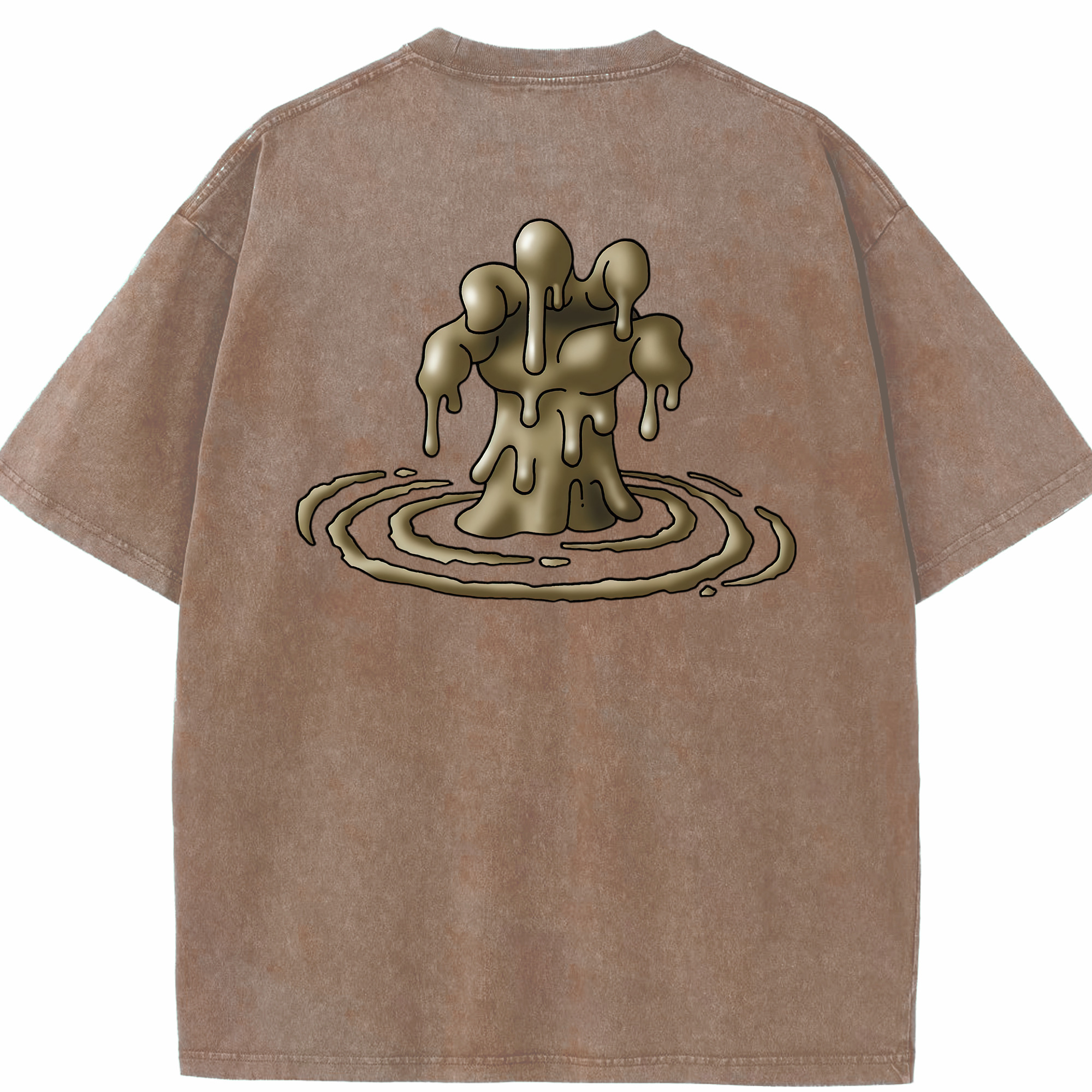 （画像用） ドラゴンクエスト Doragon Kuesuto Dragon Quest 綿100% ヴィンテージ風 半袖Tシャツ（背面プリント）