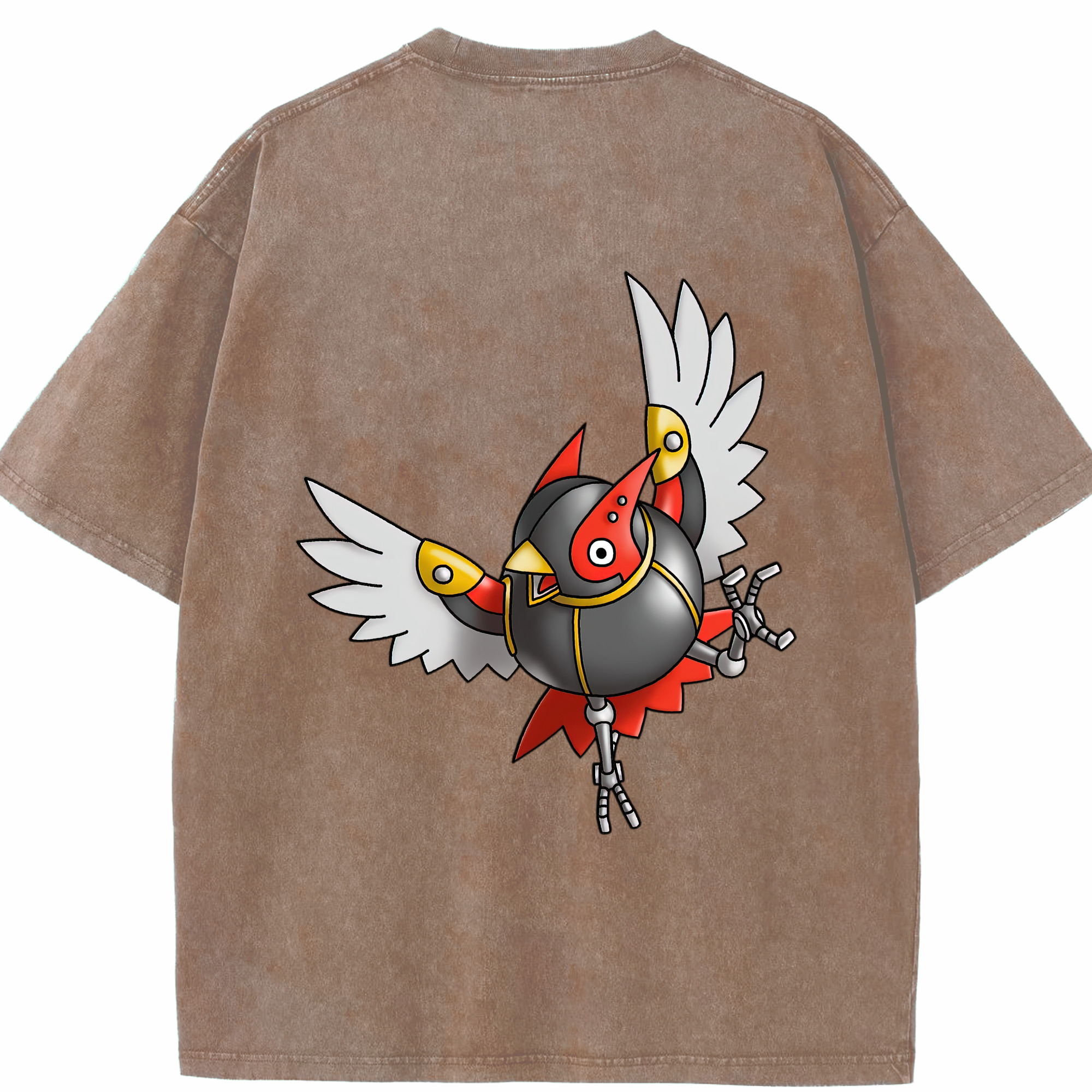 （画像用） ドラゴンクエスト Doragon Kuesuto Dragon Quest 綿100% ヴィンテージ風 半袖Tシャツ（背面プリント）