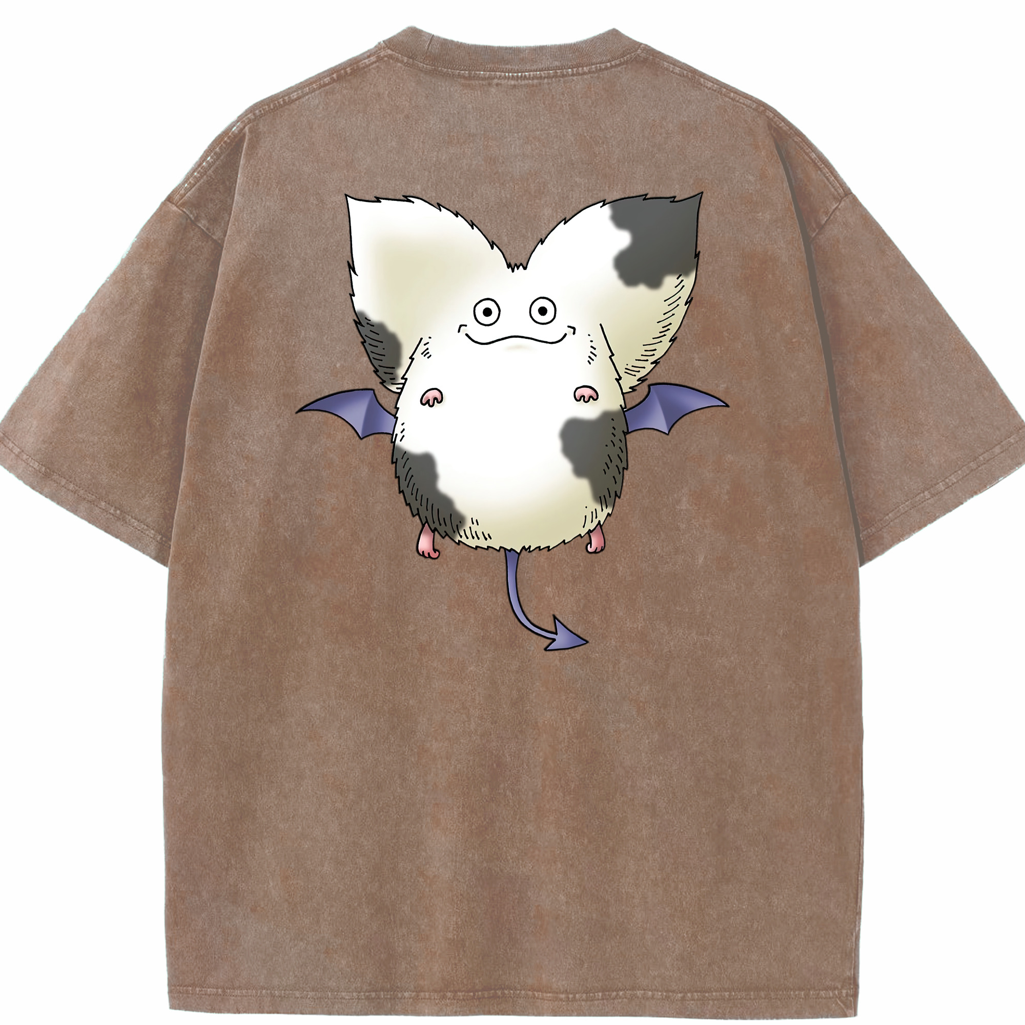 （画像用） ドラゴンクエスト Doragon Kuesuto Dragon Quest 綿100% ヴィンテージ風 半袖Tシャツ（背面プリント）