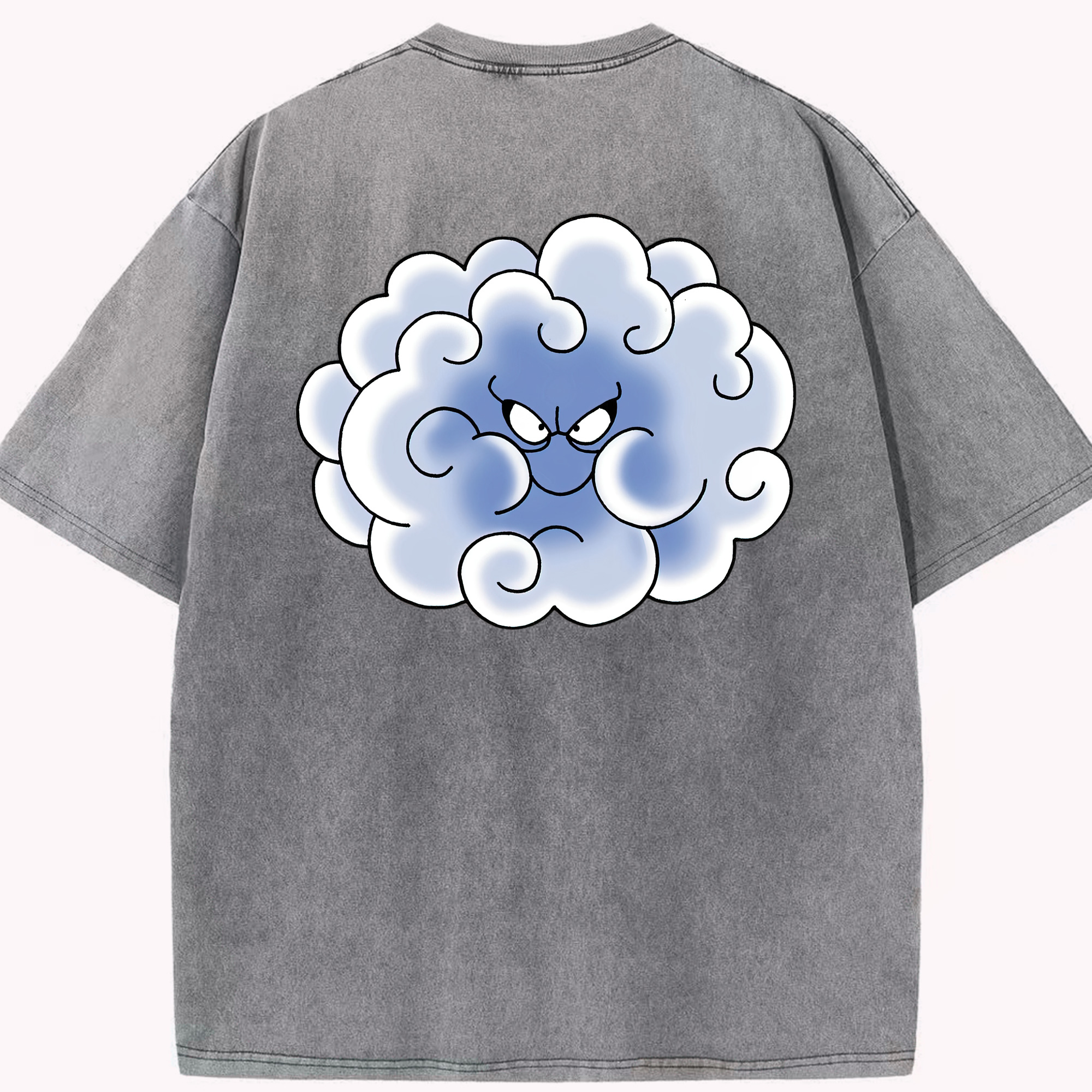 （画像用） ドラゴンクエスト Doragon Kuesuto Dragon Quest 綿100% ヴィンテージ風 半袖Tシャツ（背面プリント）