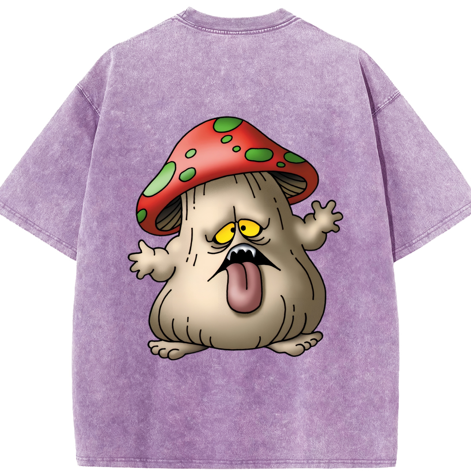 （画像用） ドラゴンクエスト Doragon Kuesuto Dragon Quest 綿100% ヴィンテージ風 半袖Tシャツ（背面プリント）