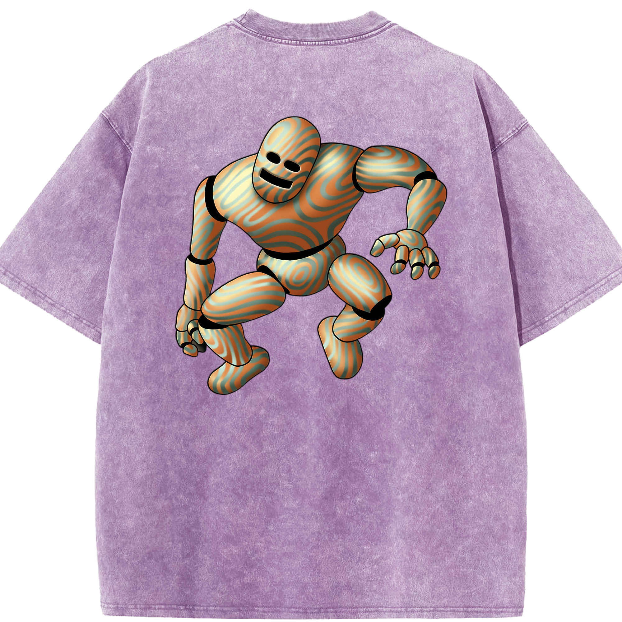 （画像用） ドラゴンクエスト Doragon Kuesuto Dragon Quest 綿100% ヴィンテージ風 半袖Tシャツ（背面プリント）