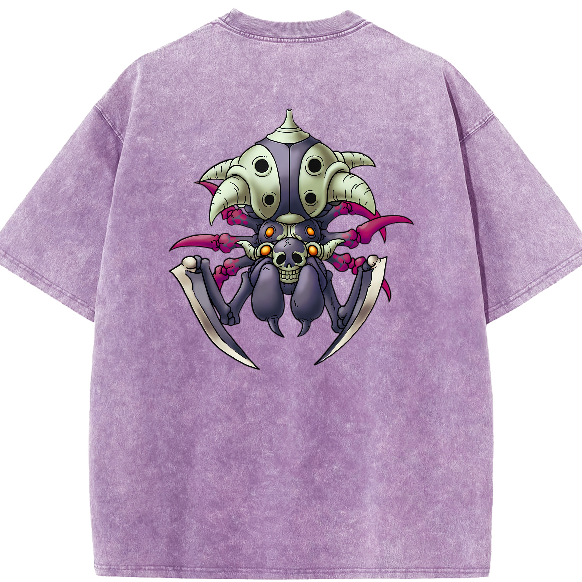 （画像用） ドラゴンクエスト Doragon Kuesuto Dragon Quest 綿100% ヴィンテージ風 半袖Tシャツ（背面プリント）
