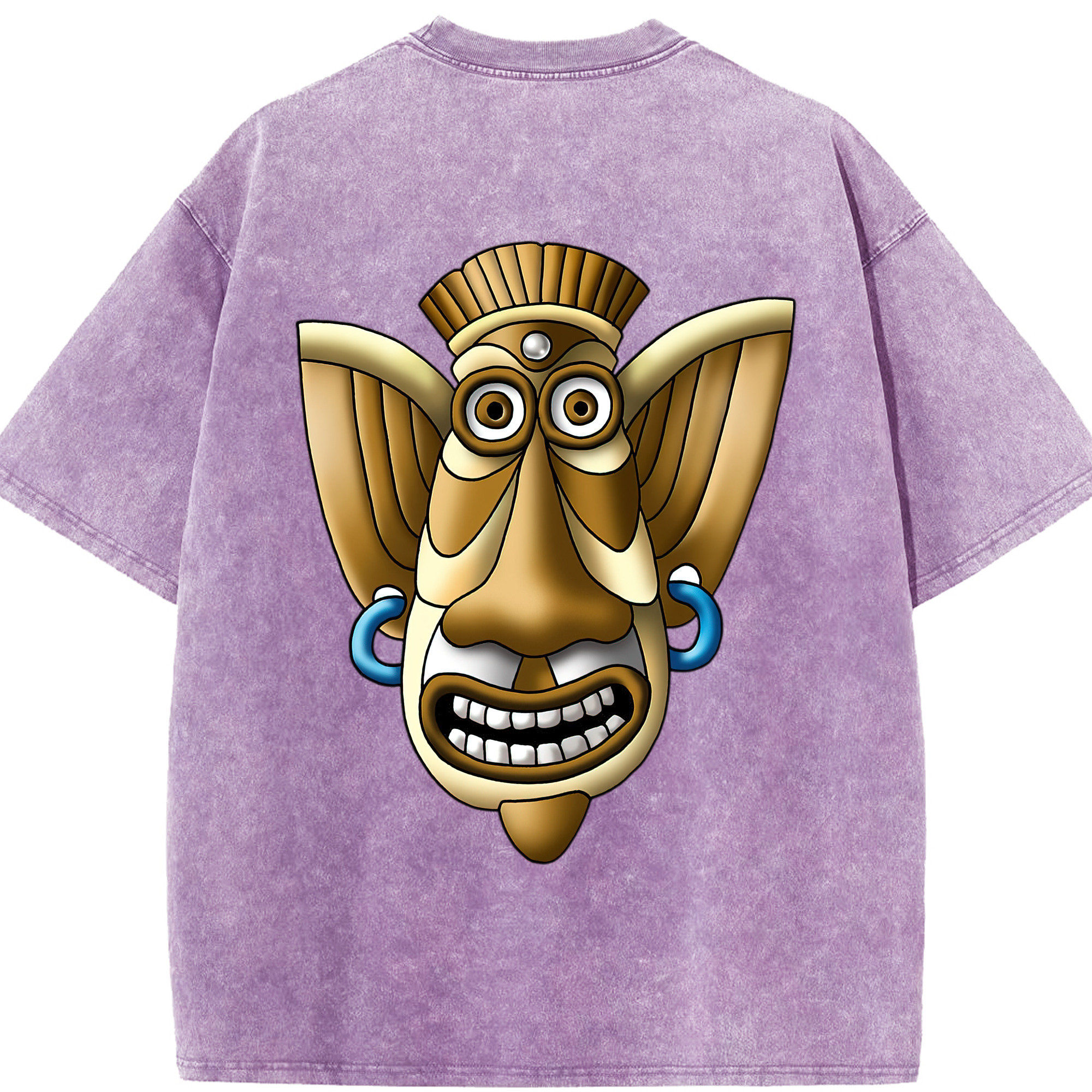 （画像用） ドラゴンクエスト Doragon Kuesuto Dragon Quest 綿100% ヴィンテージ風 半袖Tシャツ（背面プリント）