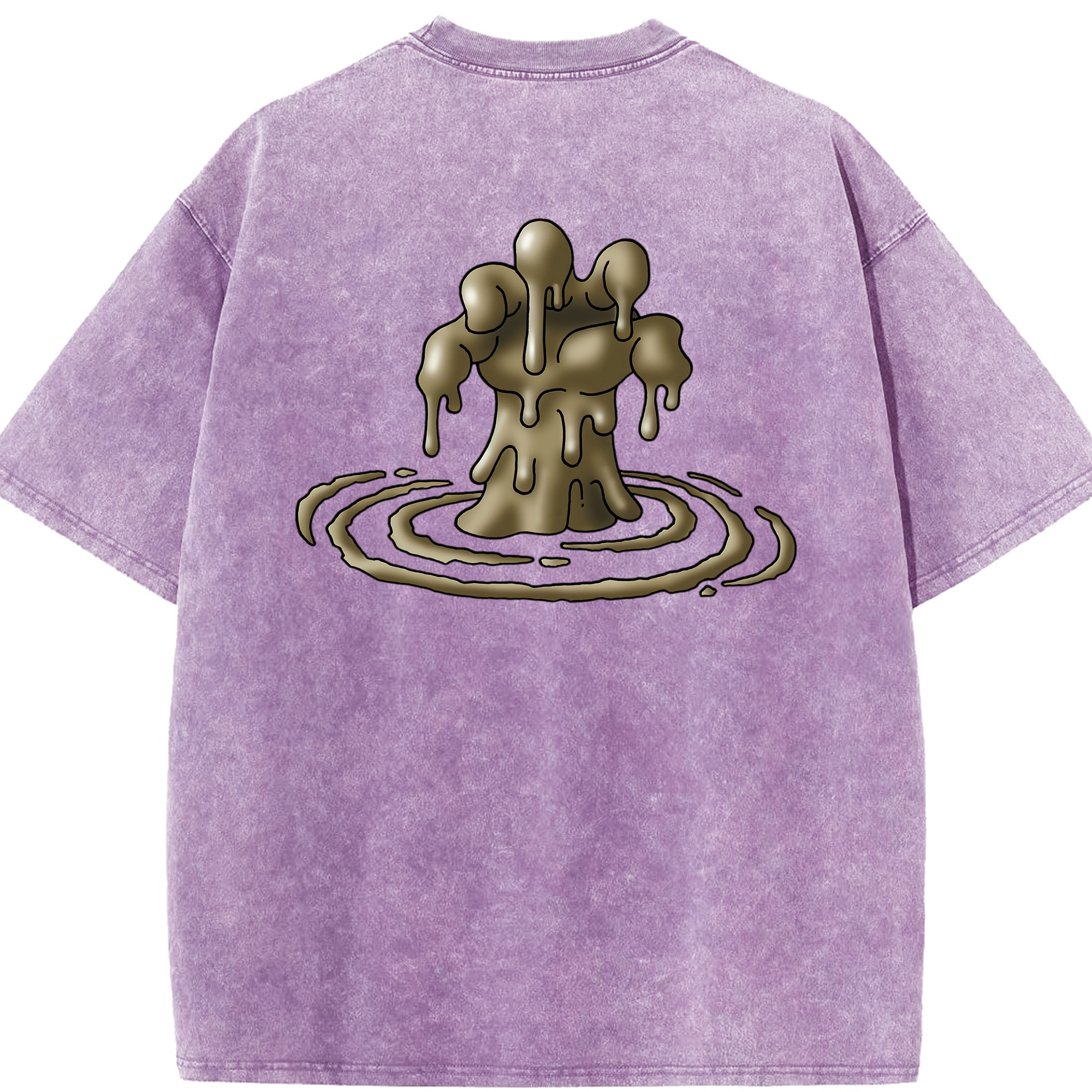 （画像用） ドラゴンクエスト Doragon Kuesuto Dragon Quest 綿100% ヴィンテージ風 半袖Tシャツ（背面プリント）